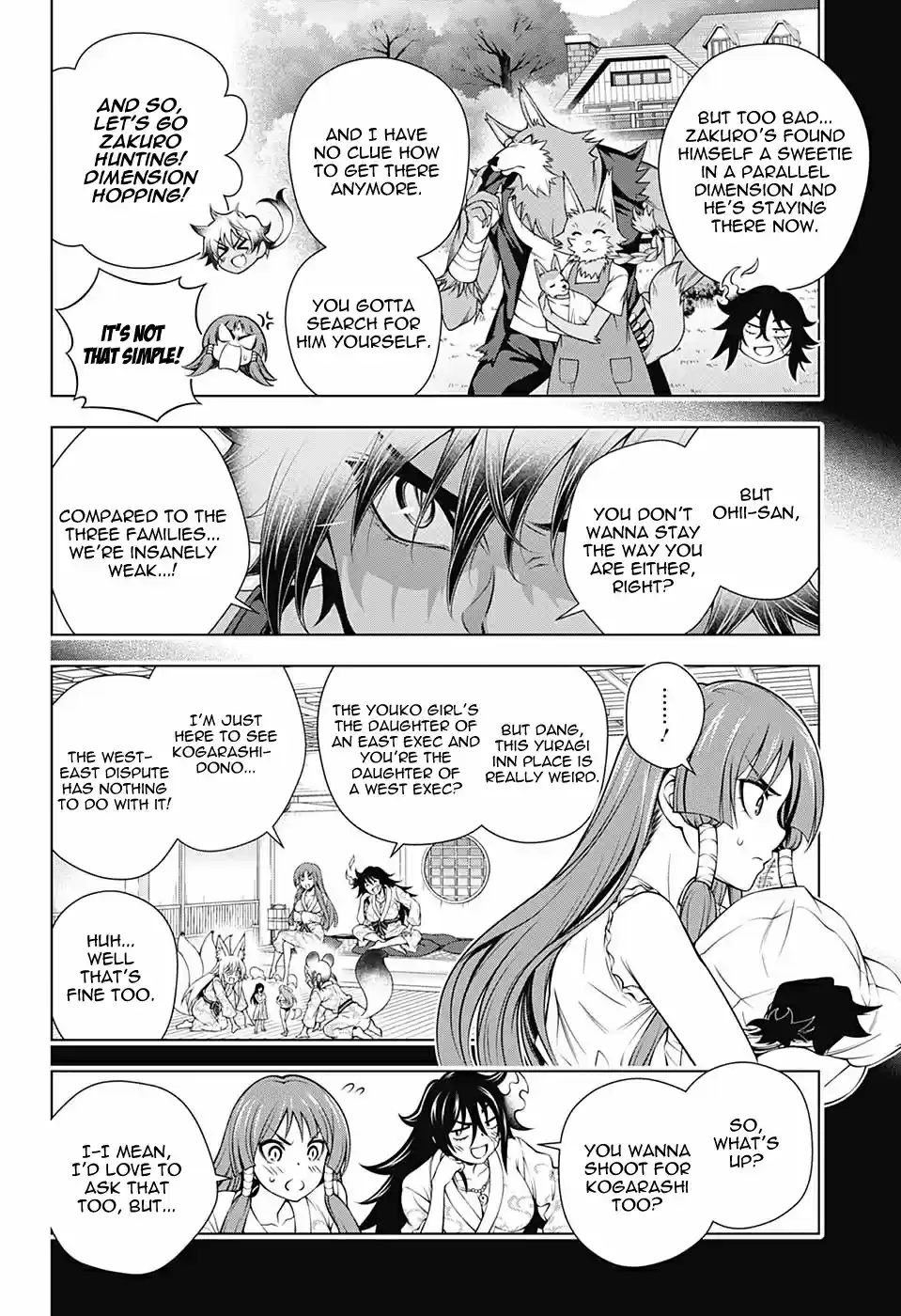 Yuragi sou no Yuuna san Vol. 15 Ch. 131 Karura sama Stalks