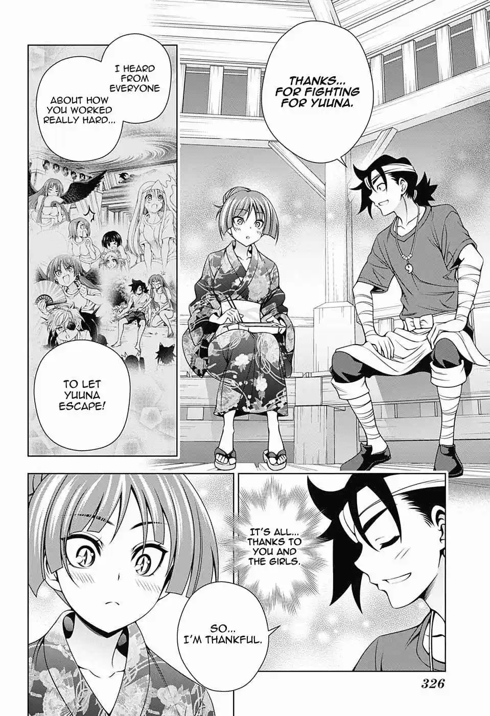 Yuragi sou no Yuuna san Vol. 15 Ch. 131 Karura sama Stalks