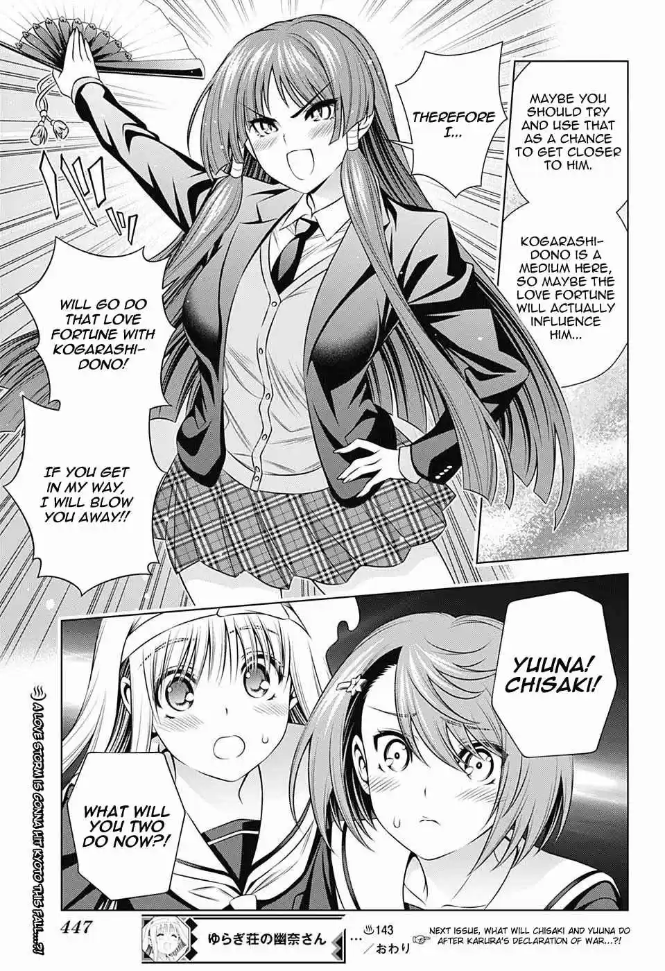 Yuragi sou no Yuuna san Vol. 17 Ch. 143 The Yukemuri High School Field Trip 1