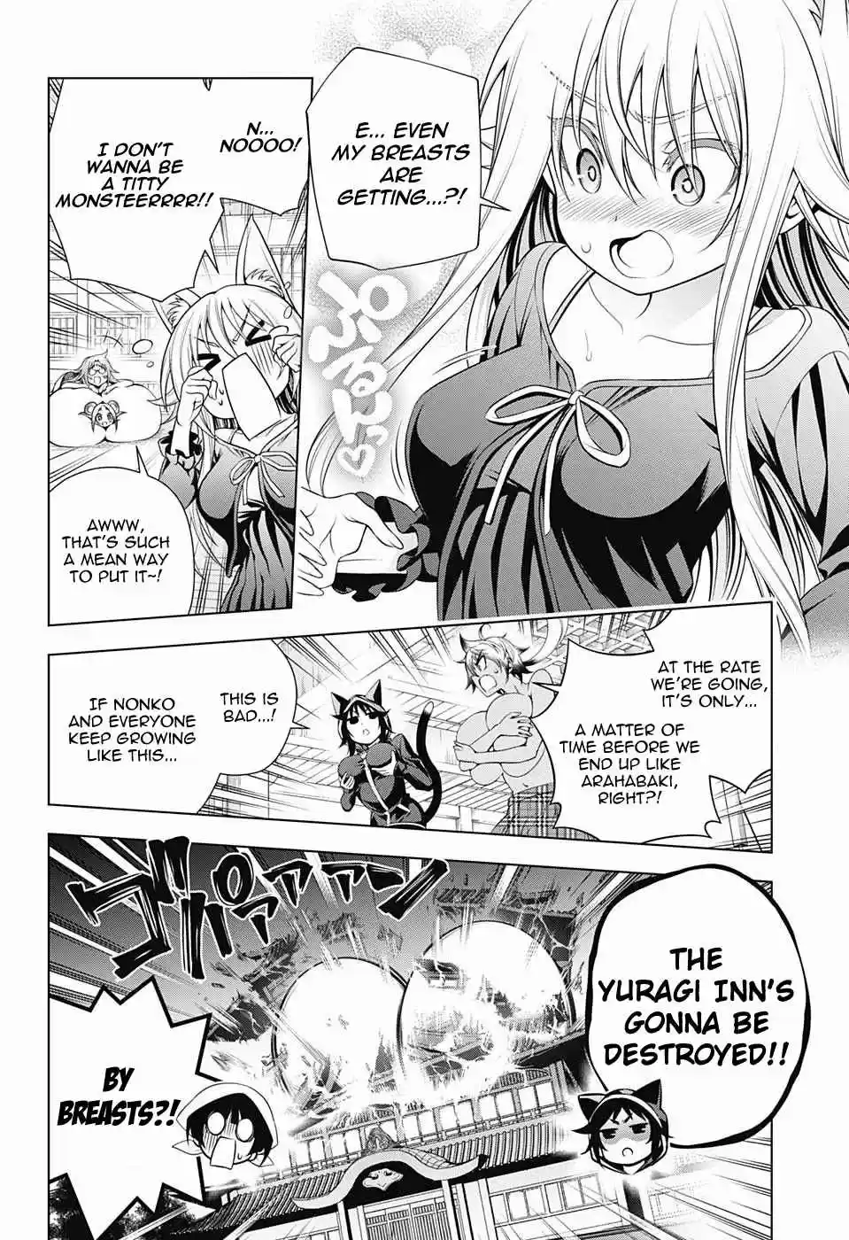Yuragi sou no Yuuna san Vol. 17 Ch. 150 The Yuragi Inn in Big Boob Panic?!