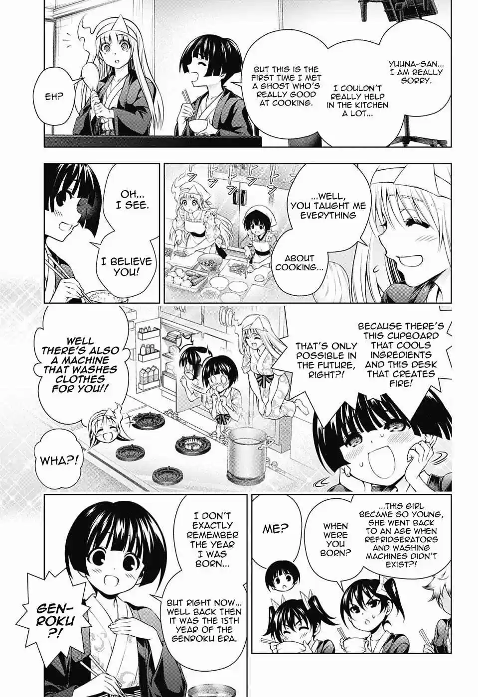 Yuragi sou no Yuuna san Vol. 18 Ch. 154 Everyone Gets Smaller