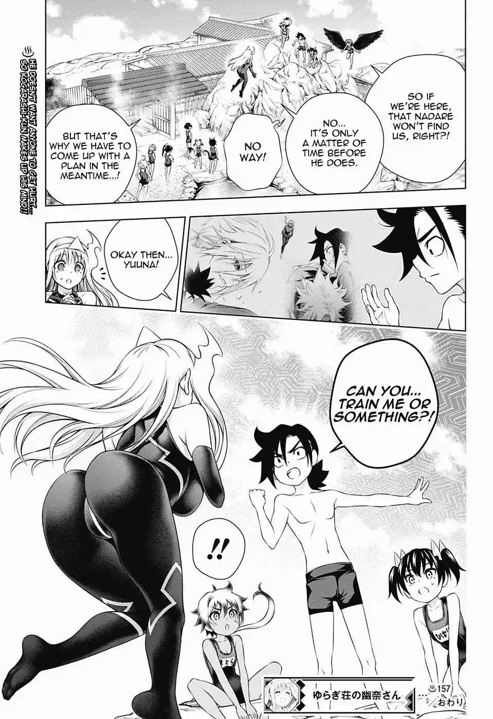 Yuragi sou no Yuuna san Vol. 18 Ch. 157 Tenko Nadare san Attacks!