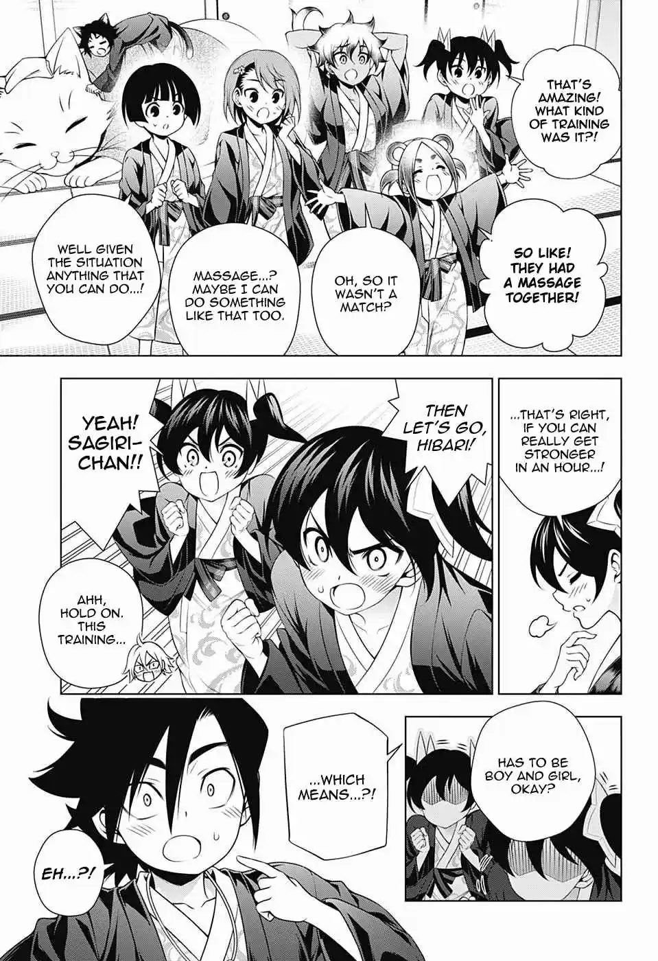 Yuragi sou no Yuuna san Vol. 18 Ch. 160 Everyone Does Spirit Power Training