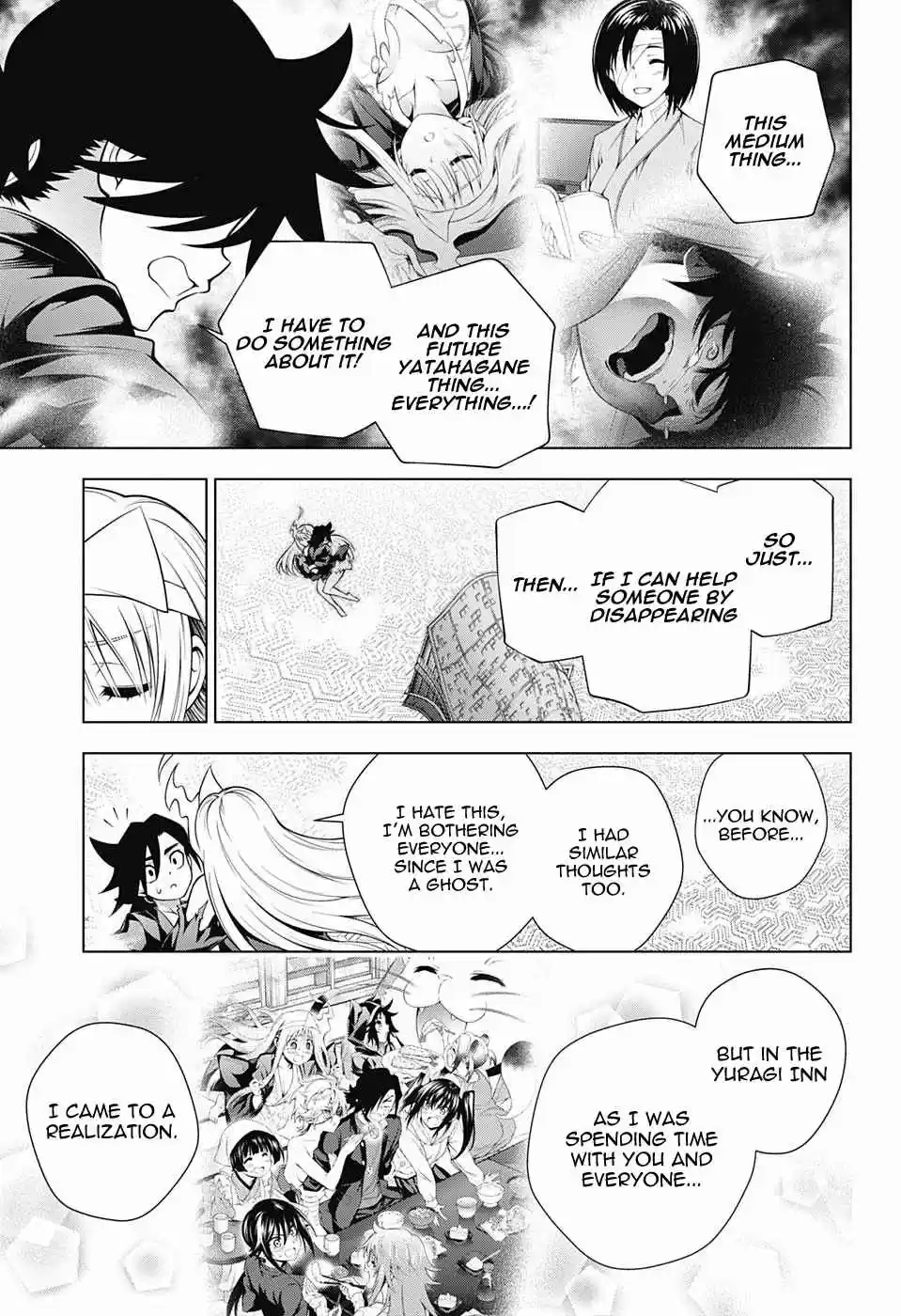 Yuragi sou no Yuuna san Vol. 19 Ch. 165 Kogarashi kun, The Medium