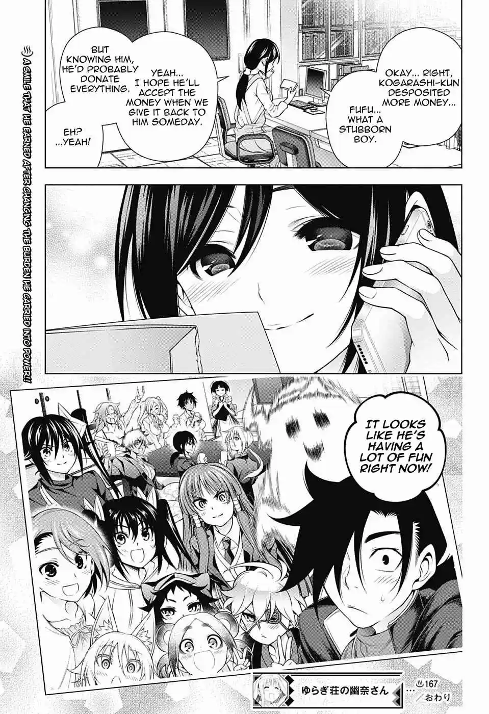 Yuragi sou no Yuuna san Vol. 19 Ch. 167 Kogarashi kun and The Great Danger