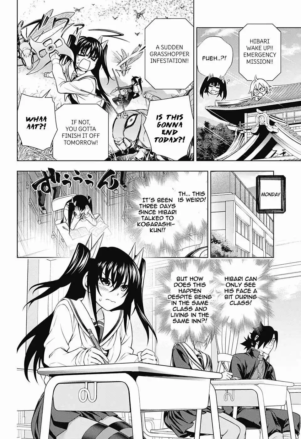 Yuragi sou no Yuuna san Vol. 20 Ch. 170 Hibari chan, Conquering the Klutz?