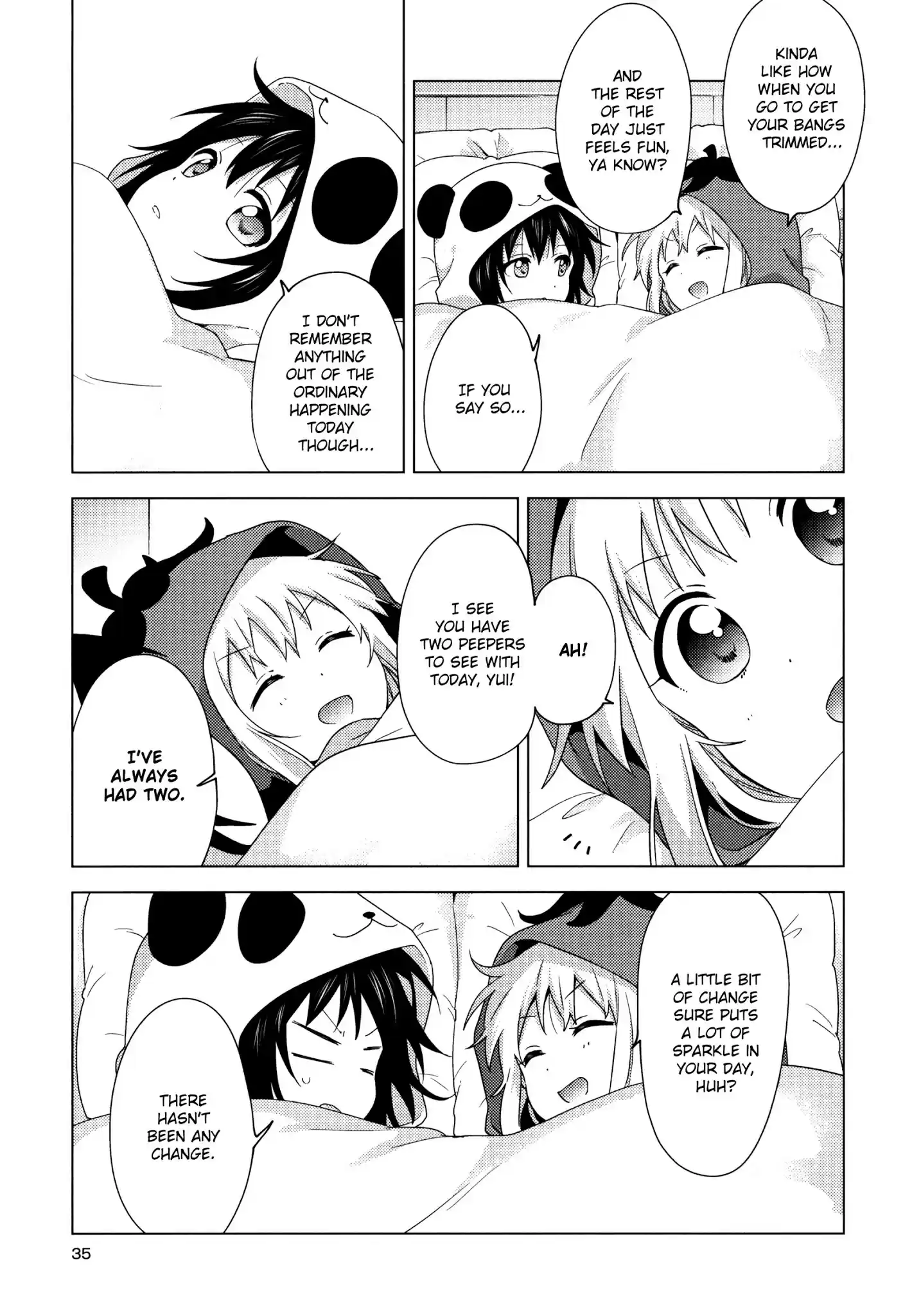 Yuru Yuri Chapter 151: Something Feels Different Today