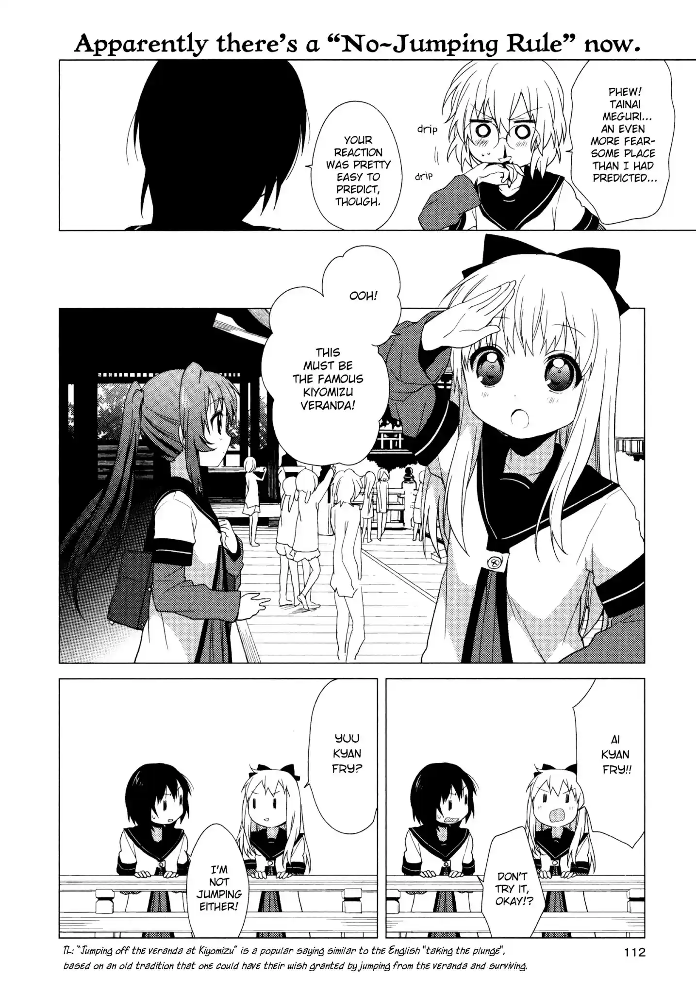 Yuru Yuri Chapter 40: Class Outing, Autumn 2010