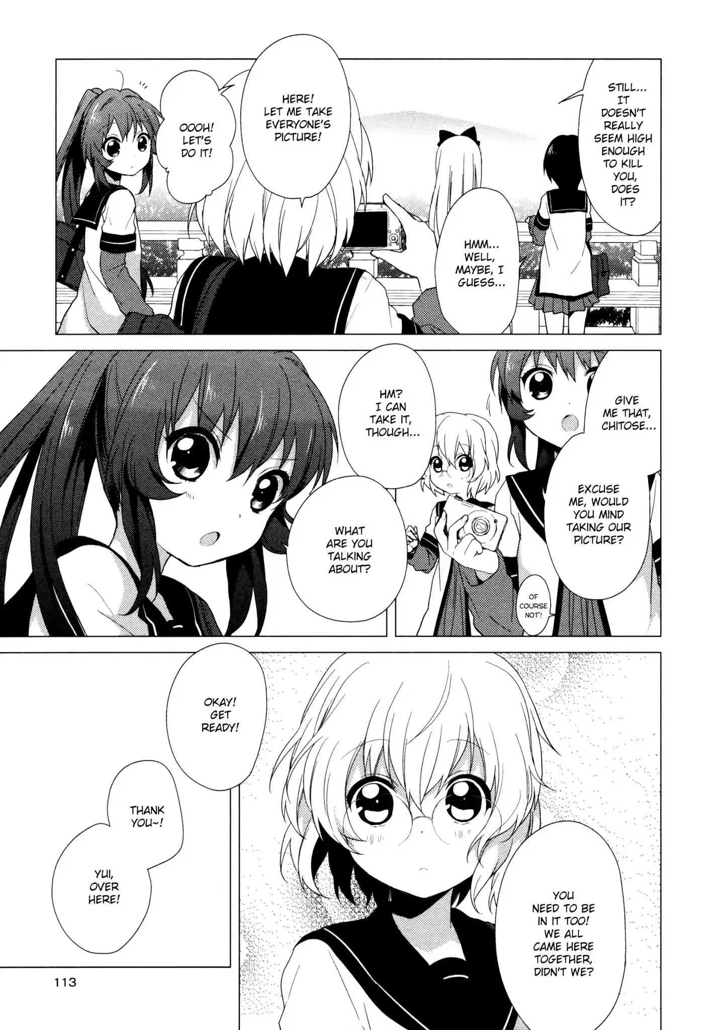 Yuru Yuri Chapter 40: Class Outing, Autumn 2010