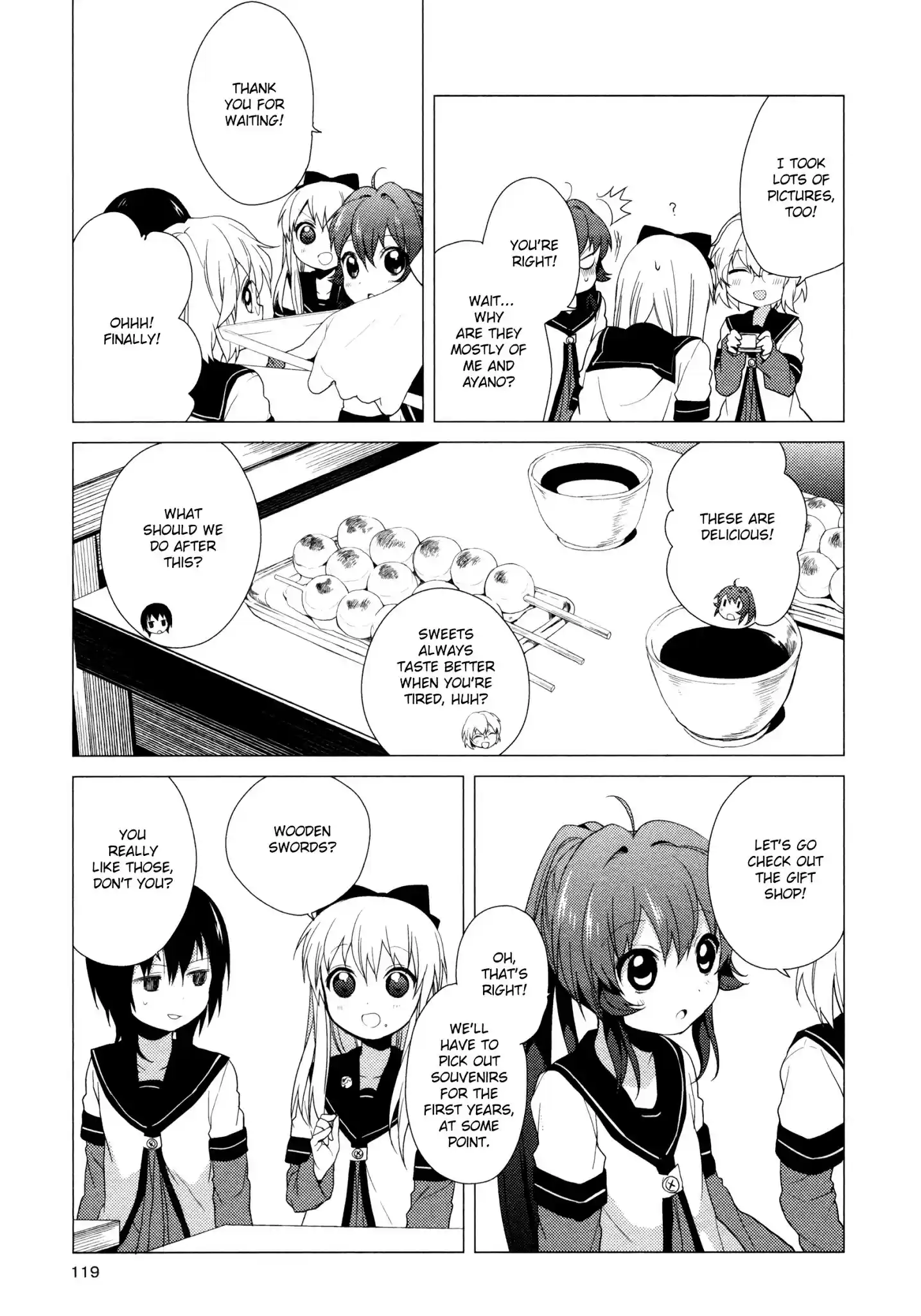 Yuru Yuri Chapter 40: Class Outing, Autumn 2010
