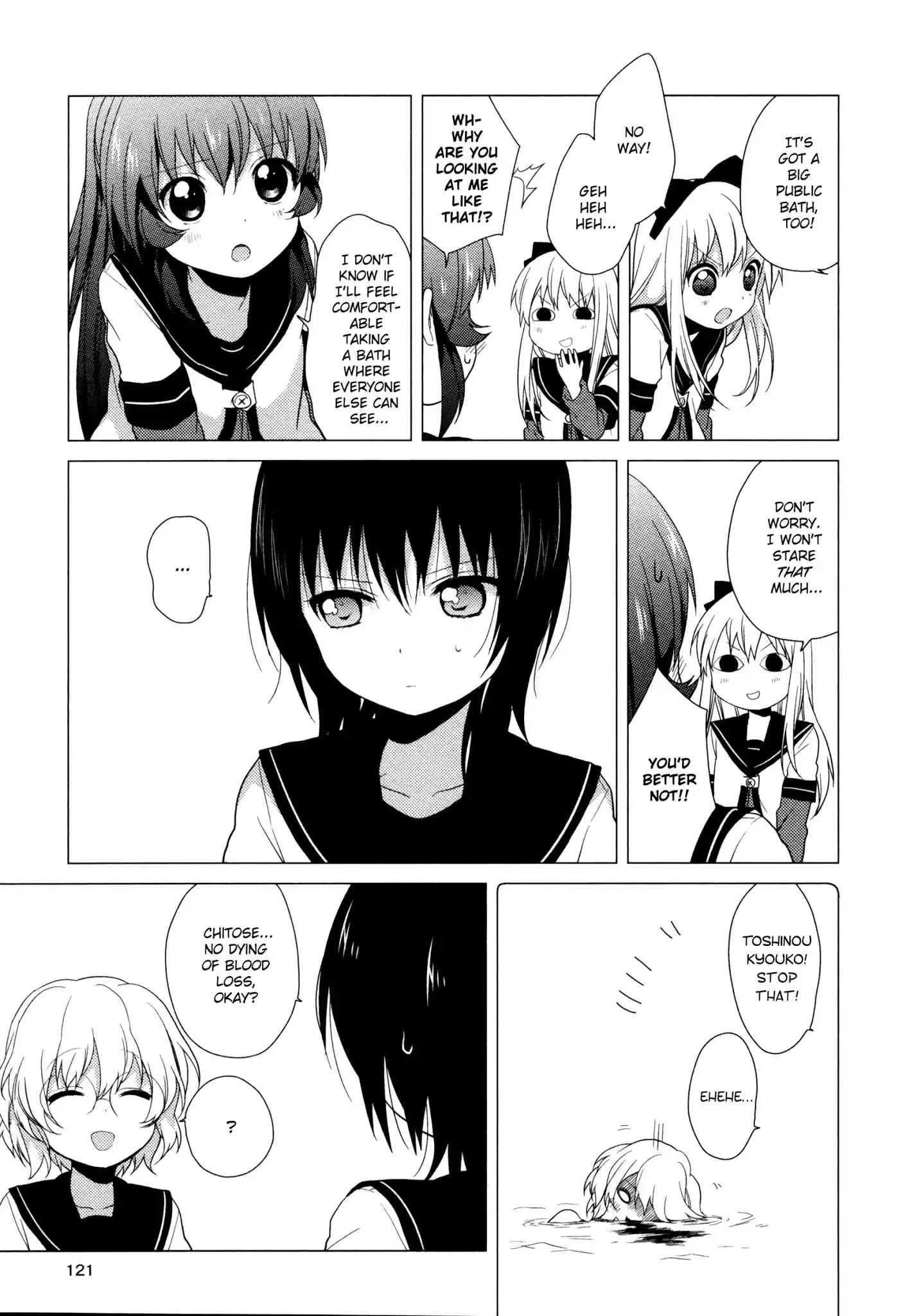 Yuru Yuri Chapter 40: Class Outing, Autumn 2010
