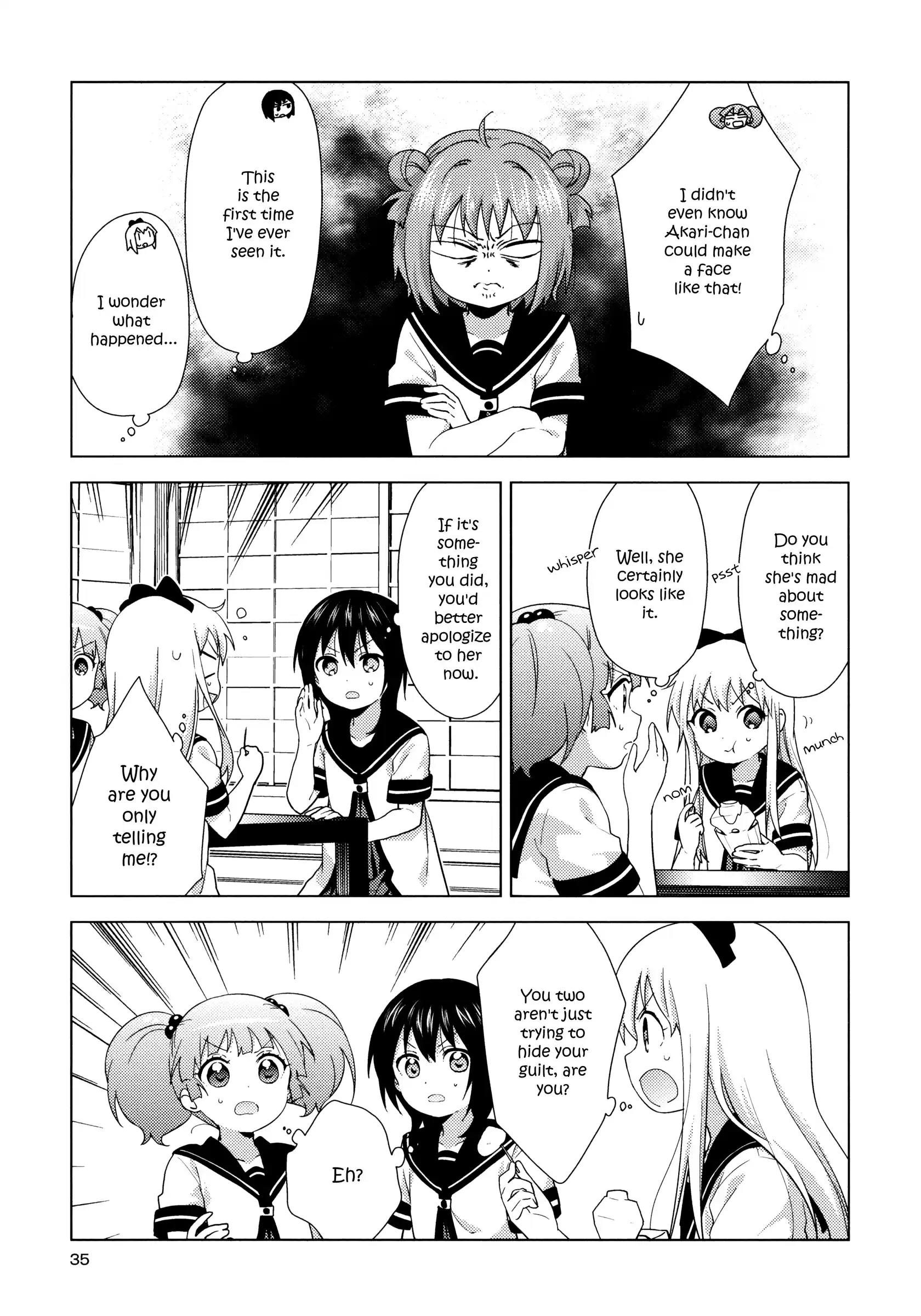Yuru Yuri Vol.18 Chapter 141: Are You Mad At Me?