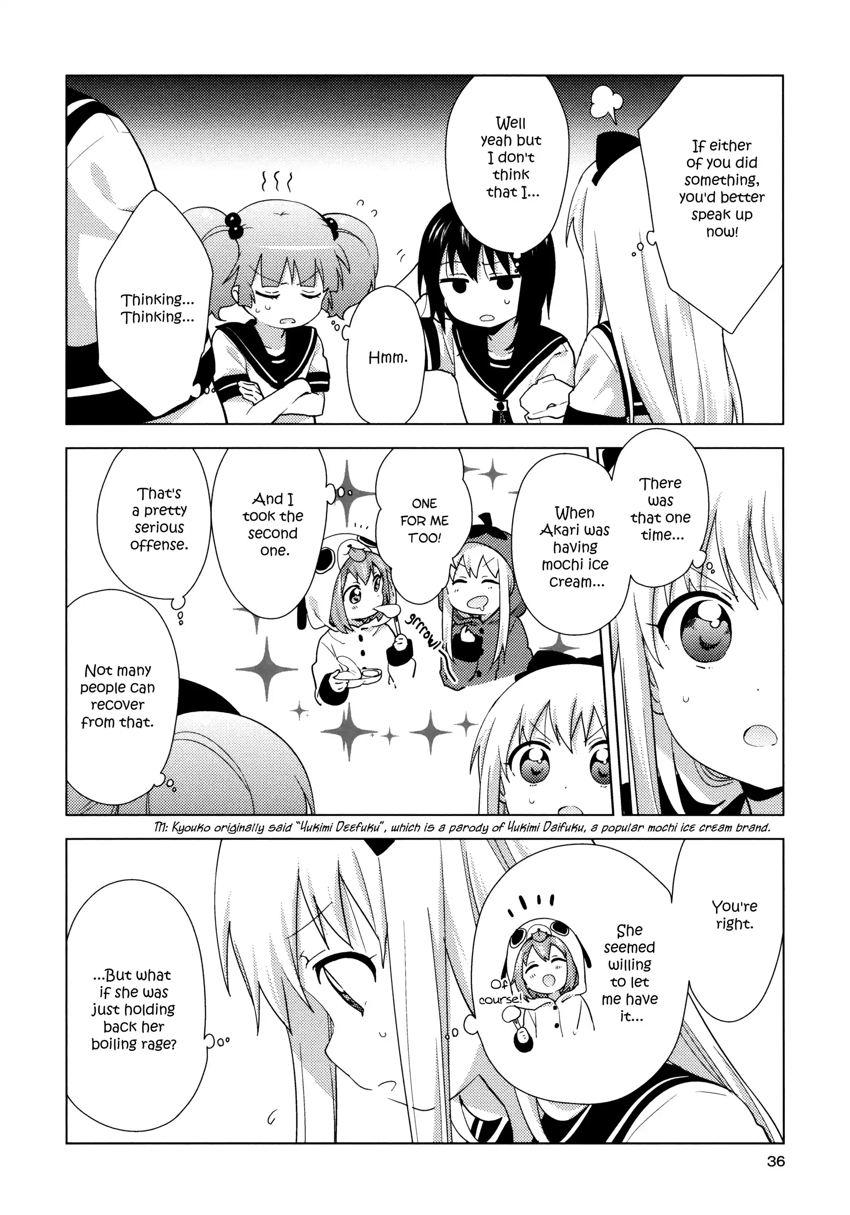Yuru Yuri Vol.18 Chapter 141: Are You Mad At Me?