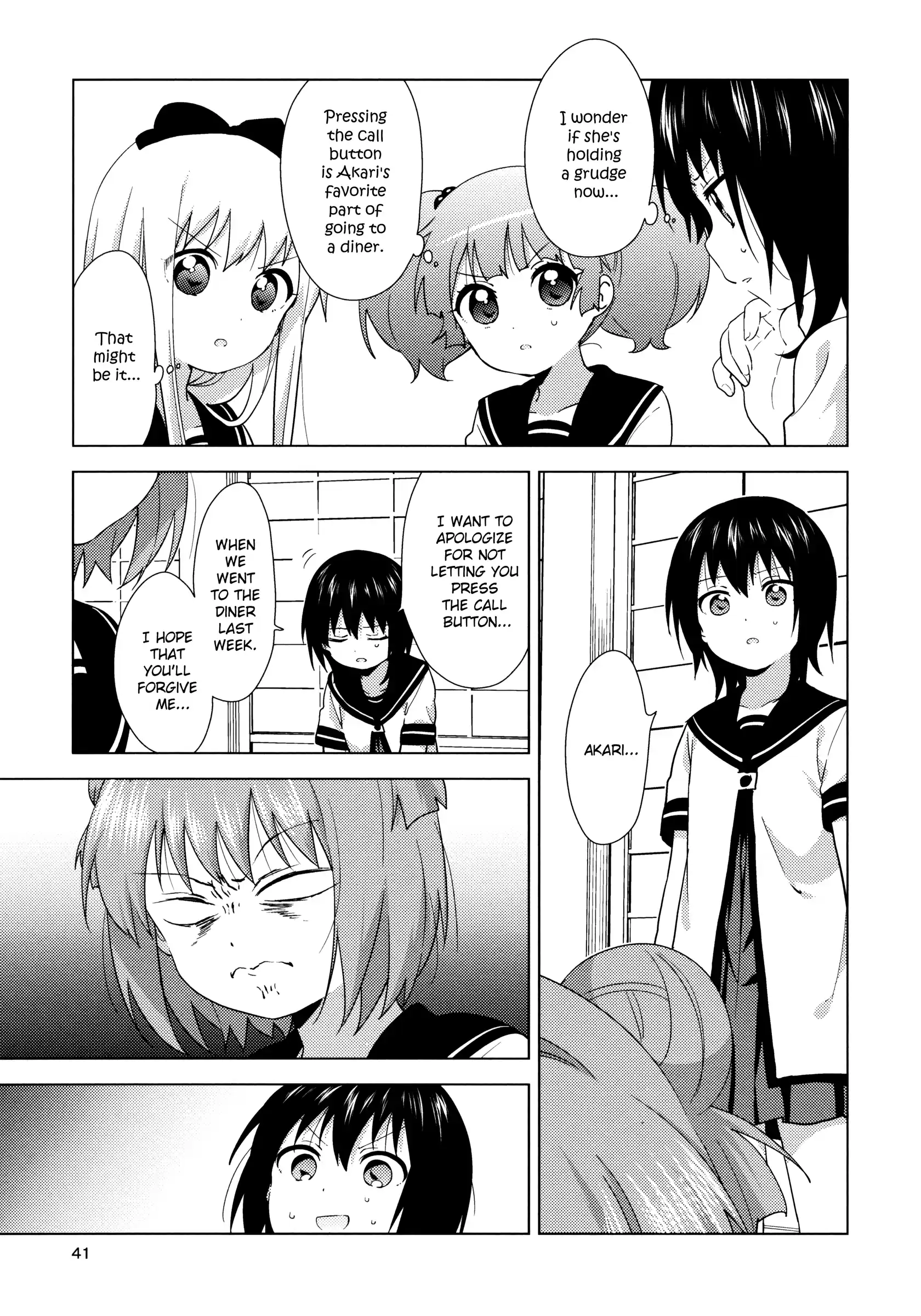 Yuru Yuri Vol.18 Chapter 141: Are You Mad At Me?