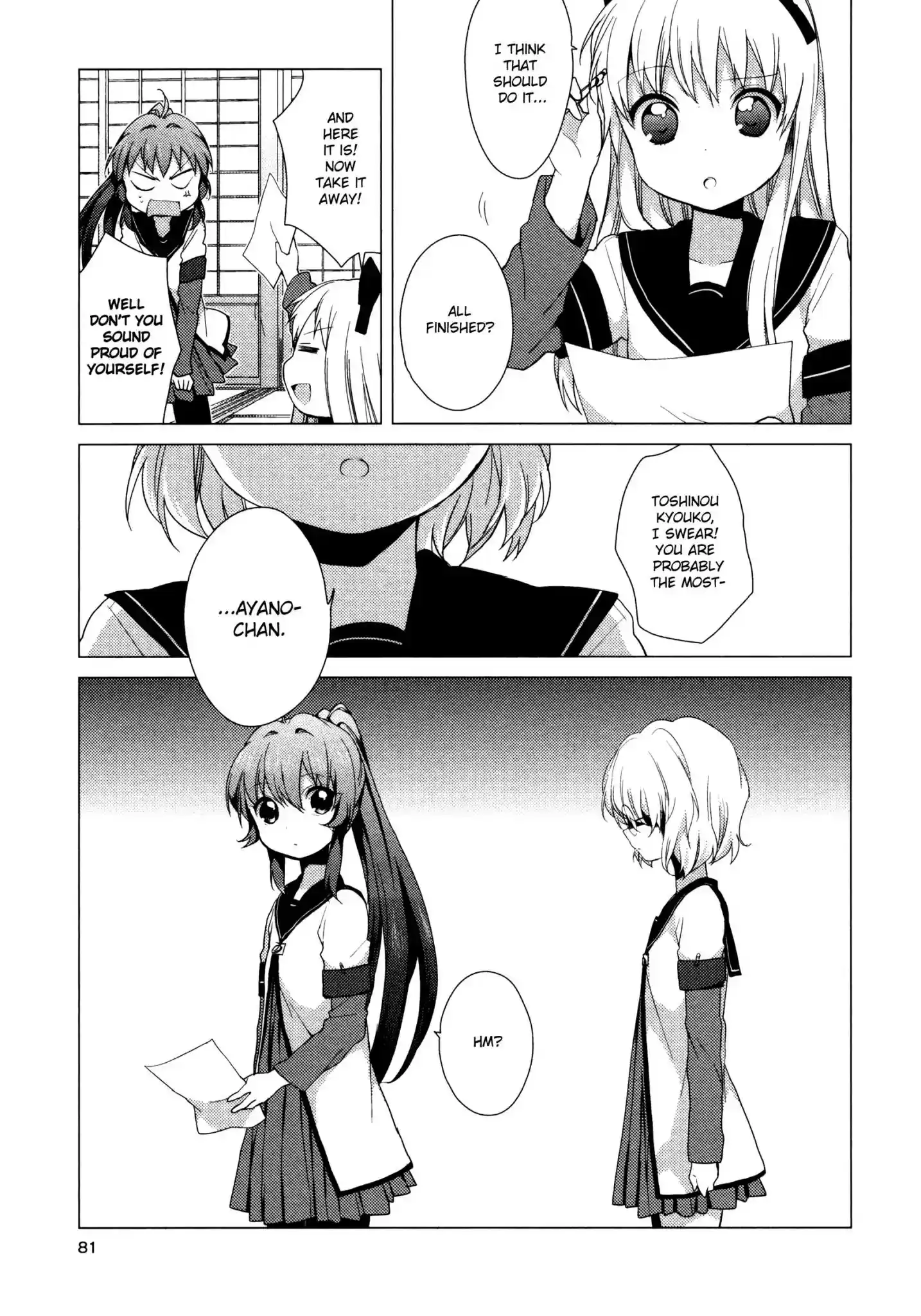 Yuru Yuri Vol.4 Chapter 38: