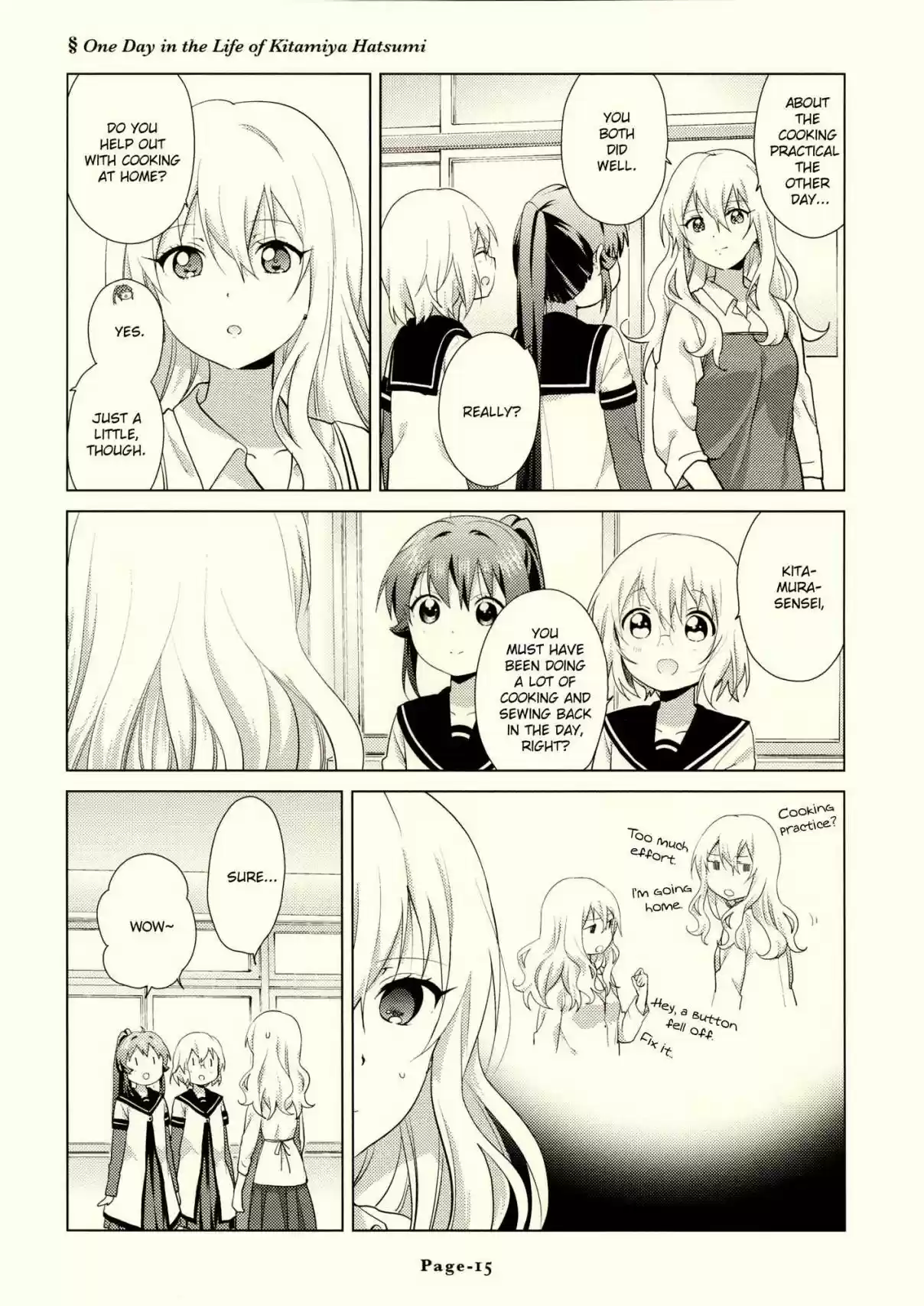 YuruYuri Vol. 14 Ch. 108.5 Mini Fanbook 2 Teachers