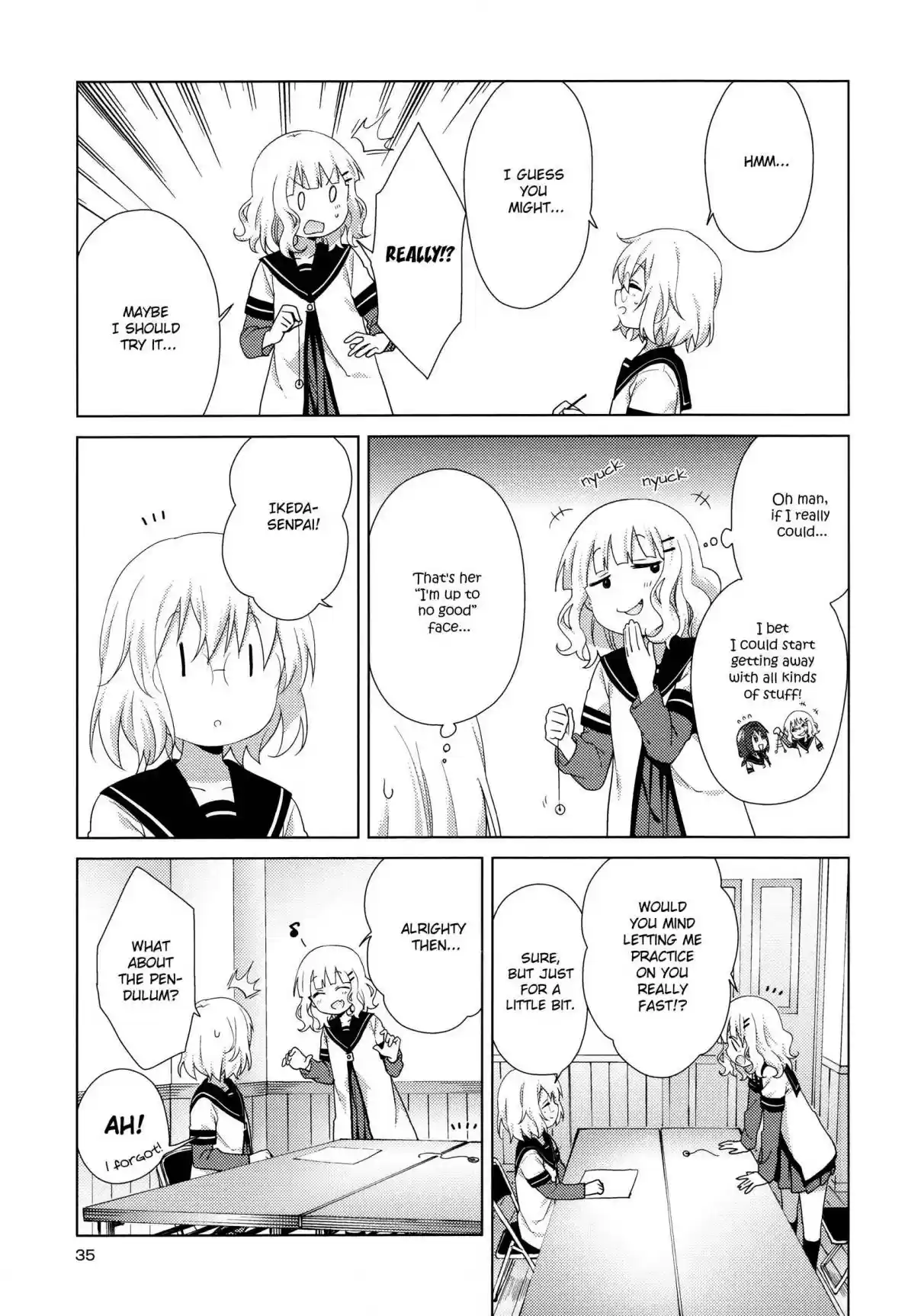 YuruYuri Vol. 16 Ch. 121 You are Getting Very Sleepy...