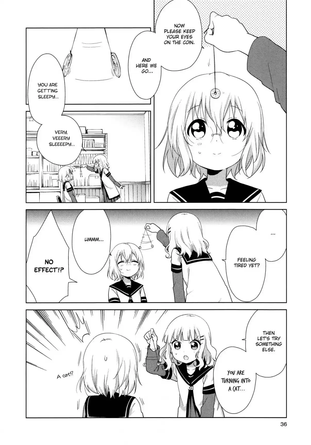YuruYuri Vol. 16 Ch. 121 You are Getting Very Sleepy...