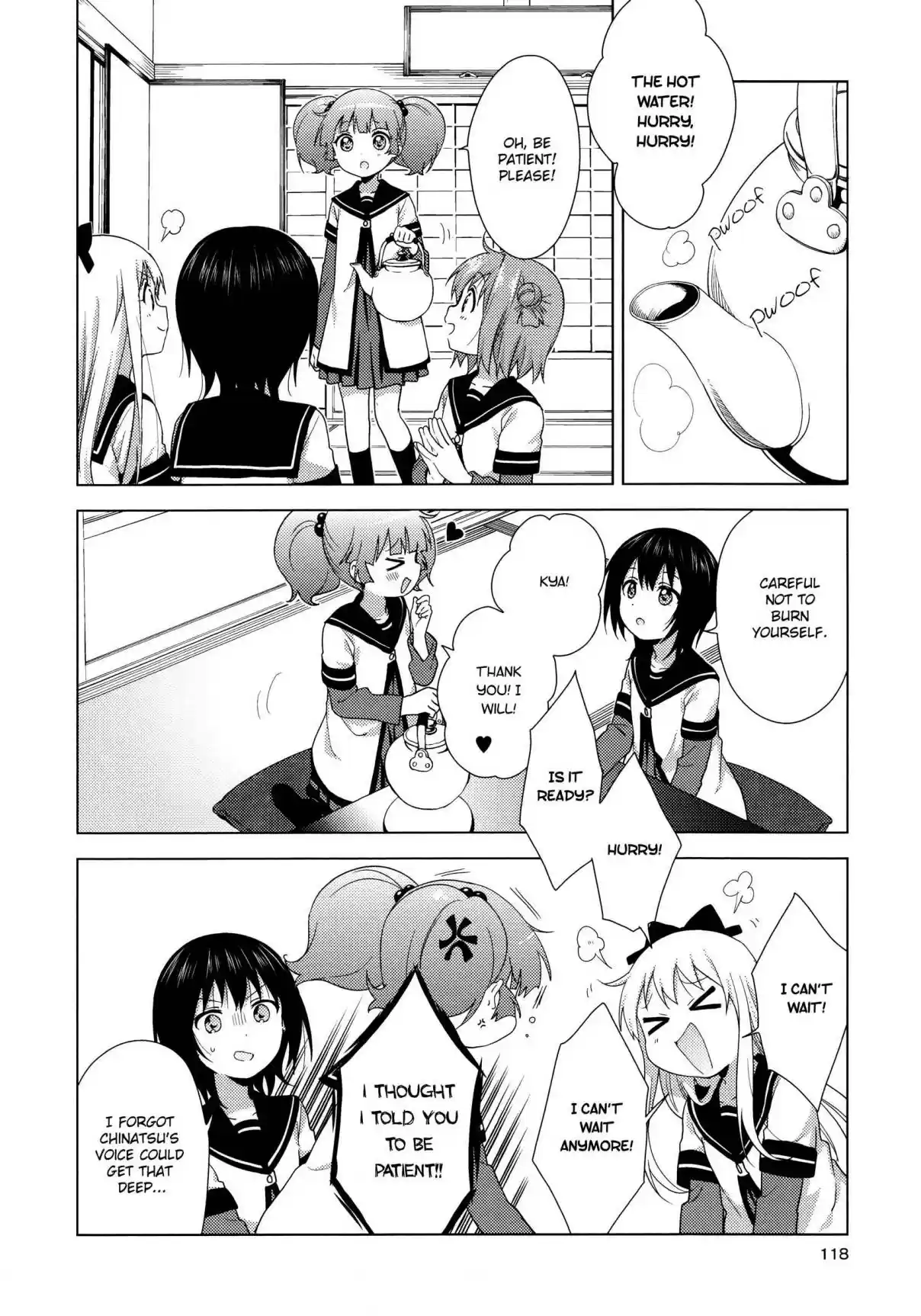 YuruYuri Vol. 16 Ch. 127 Three Minute Cooking!!