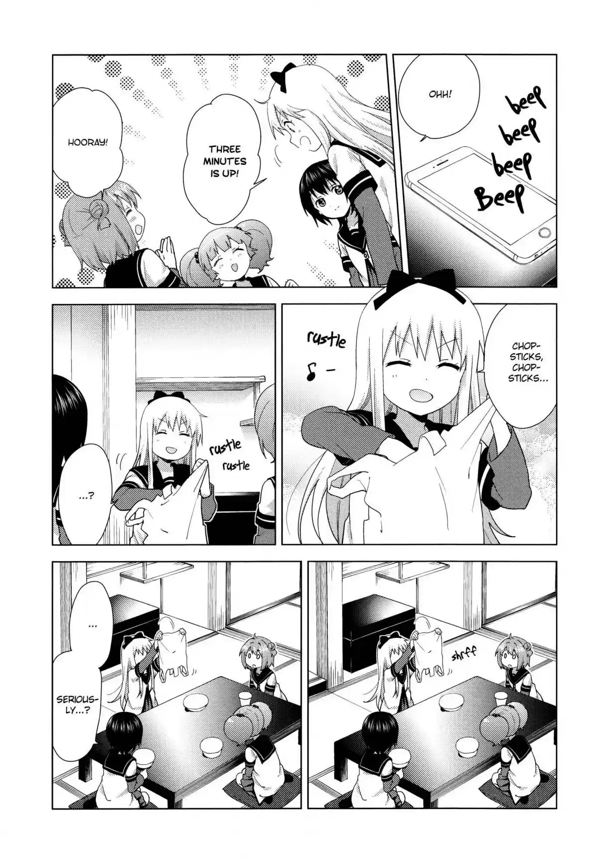 YuruYuri Vol. 16 Ch. 127 Three Minute Cooking!!