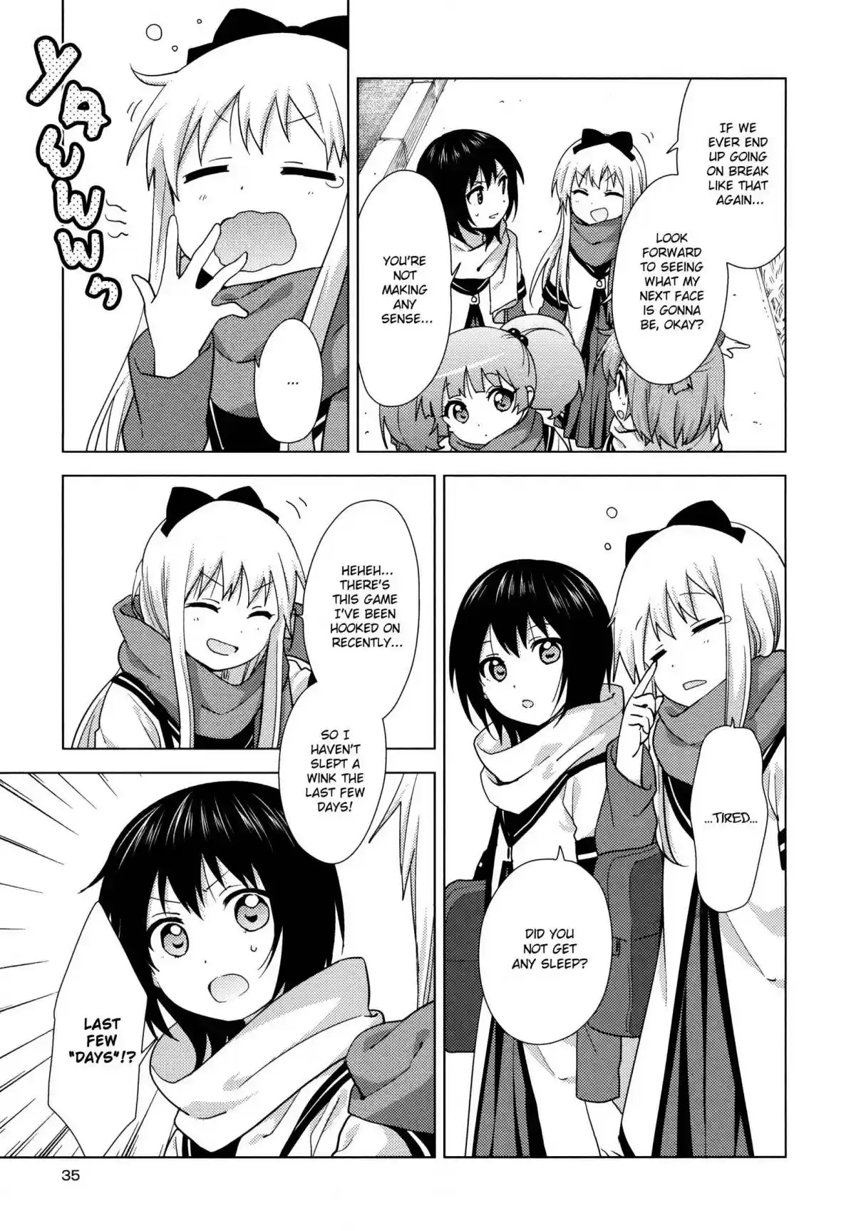 YuruYuri Vol. 17 Ch. 131 The World's Troubles Are Mostly All From Lack Of Sleep