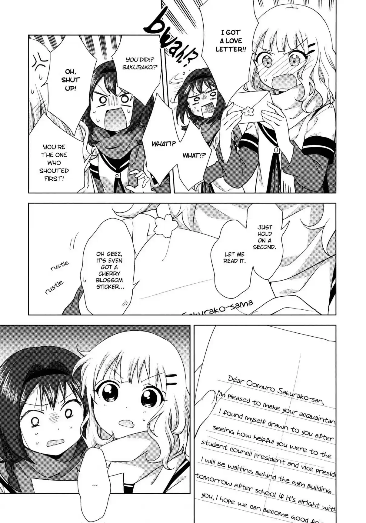 YuruYuri Vol. 17 Ch. 133 Love Letter Rhapsody