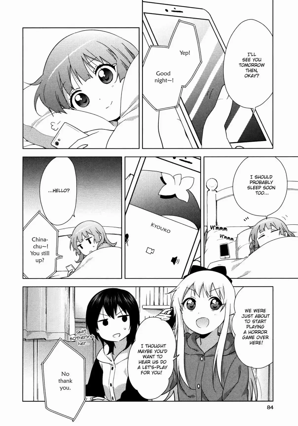 YuruYuri Vol. 17 Ch. 134 Are You Asleep?