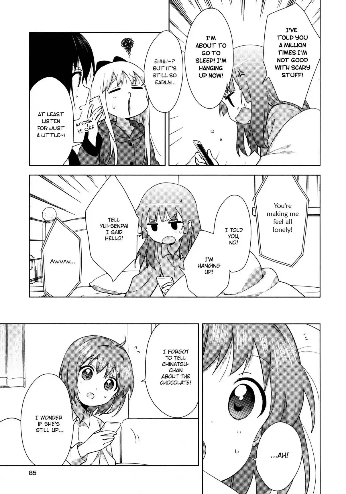 YuruYuri Vol. 17 Ch. 134 Are You Asleep?