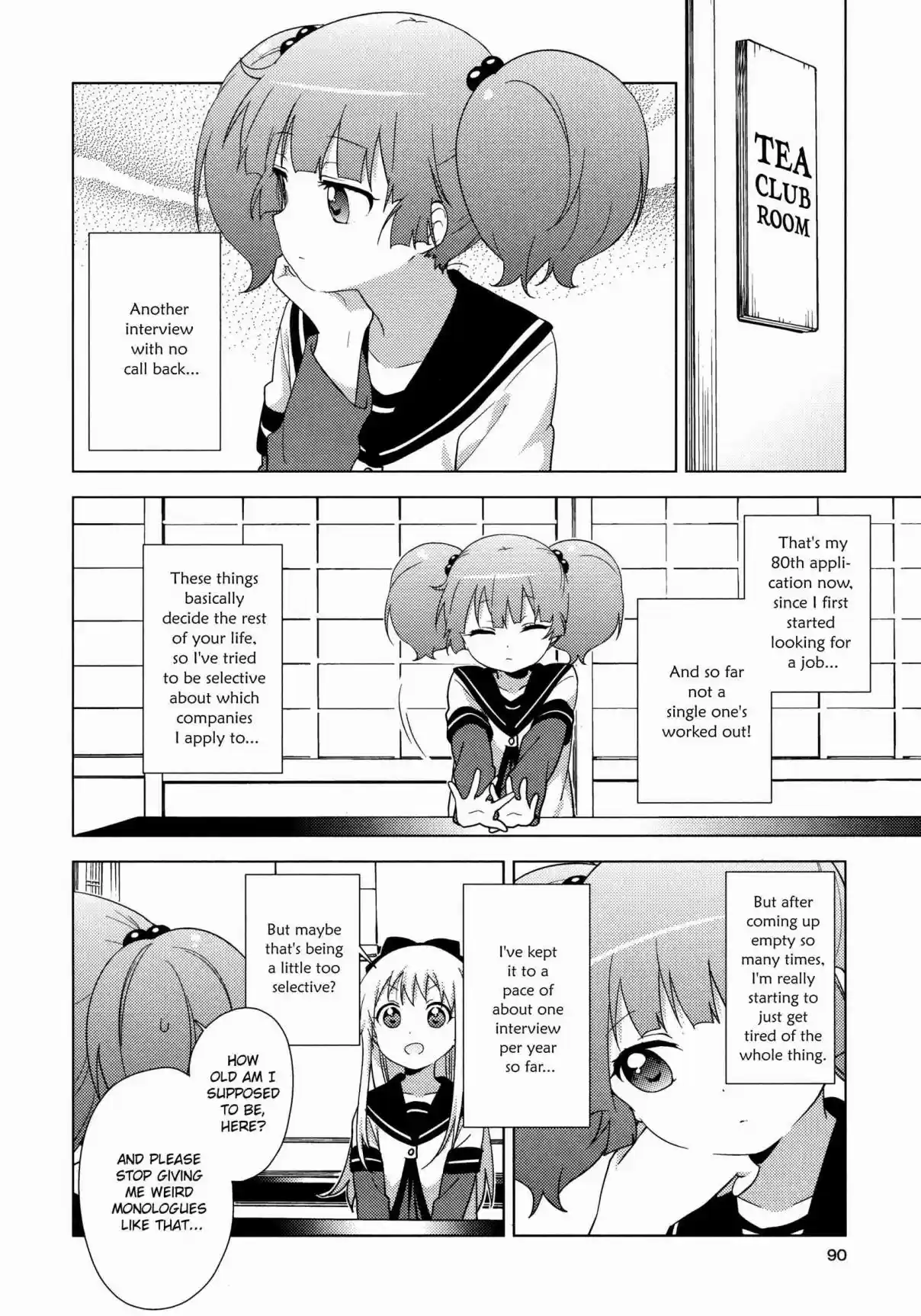 YuruYuri Vol. 17 Ch. 135 It's an "At Home" Kind of Workplace ♪