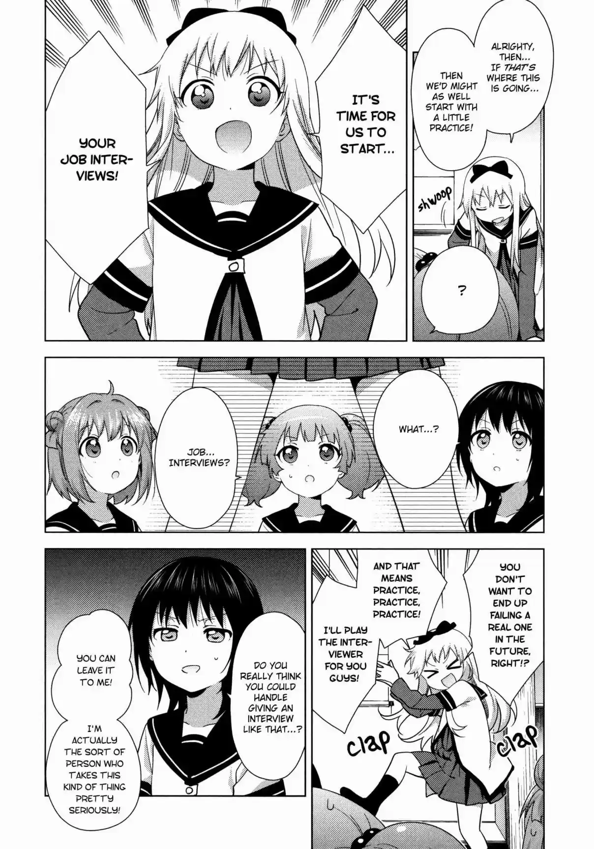YuruYuri Vol. 17 Ch. 135 It's an "At Home" Kind of Workplace ♪