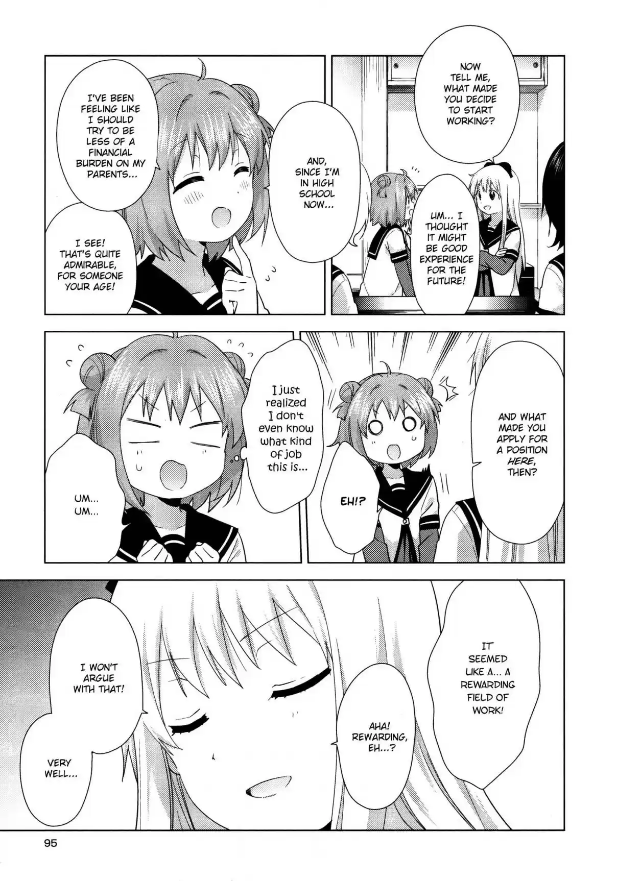 YuruYuri Vol. 17 Ch. 135 It's an "At Home" Kind of Workplace ♪