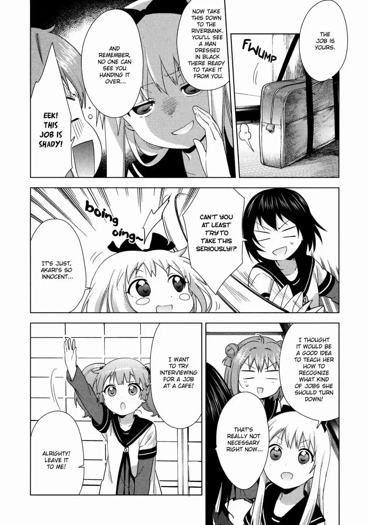 YuruYuri Vol. 17 Ch. 135 It's an "At Home" Kind of Workplace ♪