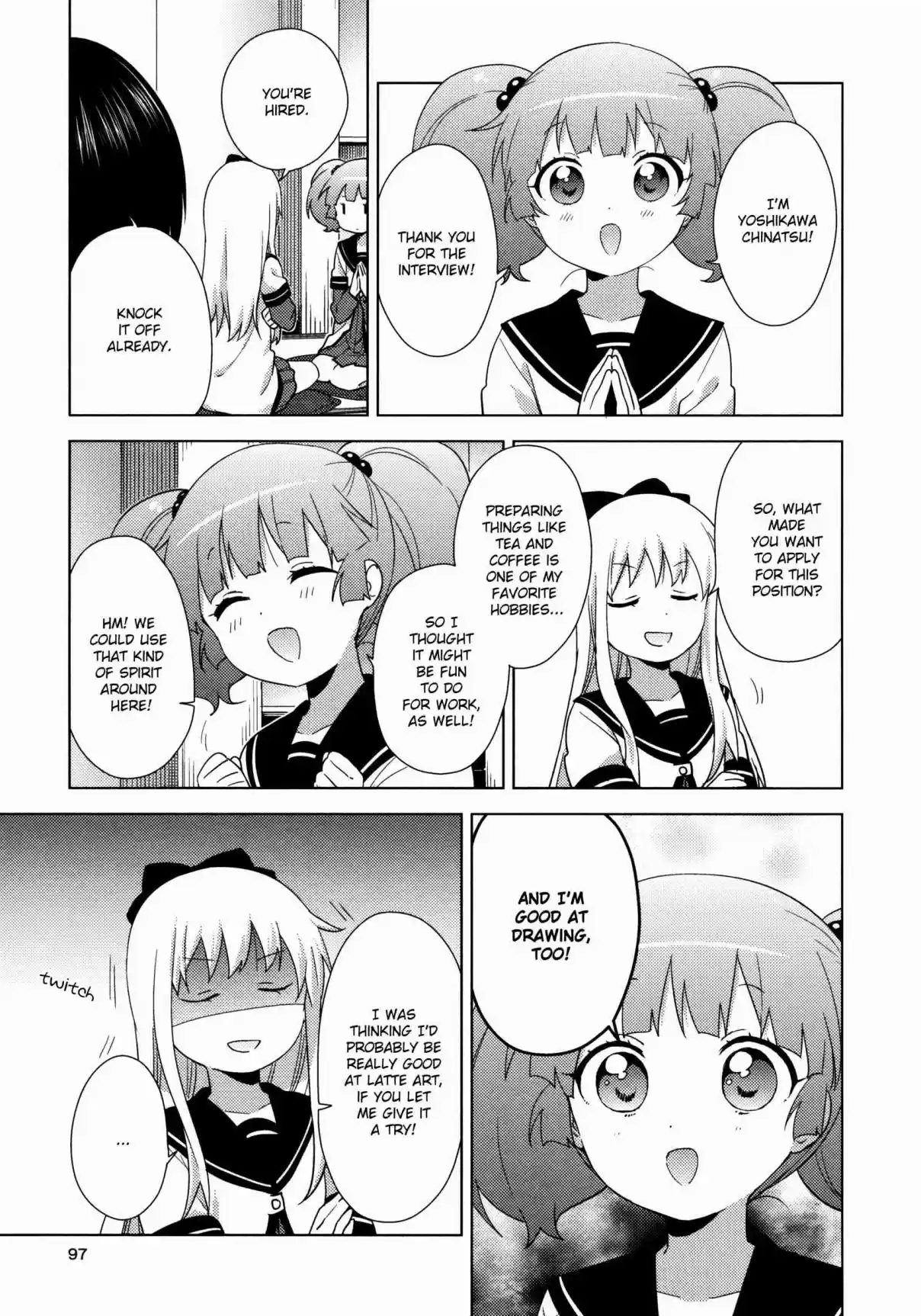 YuruYuri Vol. 17 Ch. 135 It's an "At Home" Kind of Workplace ♪