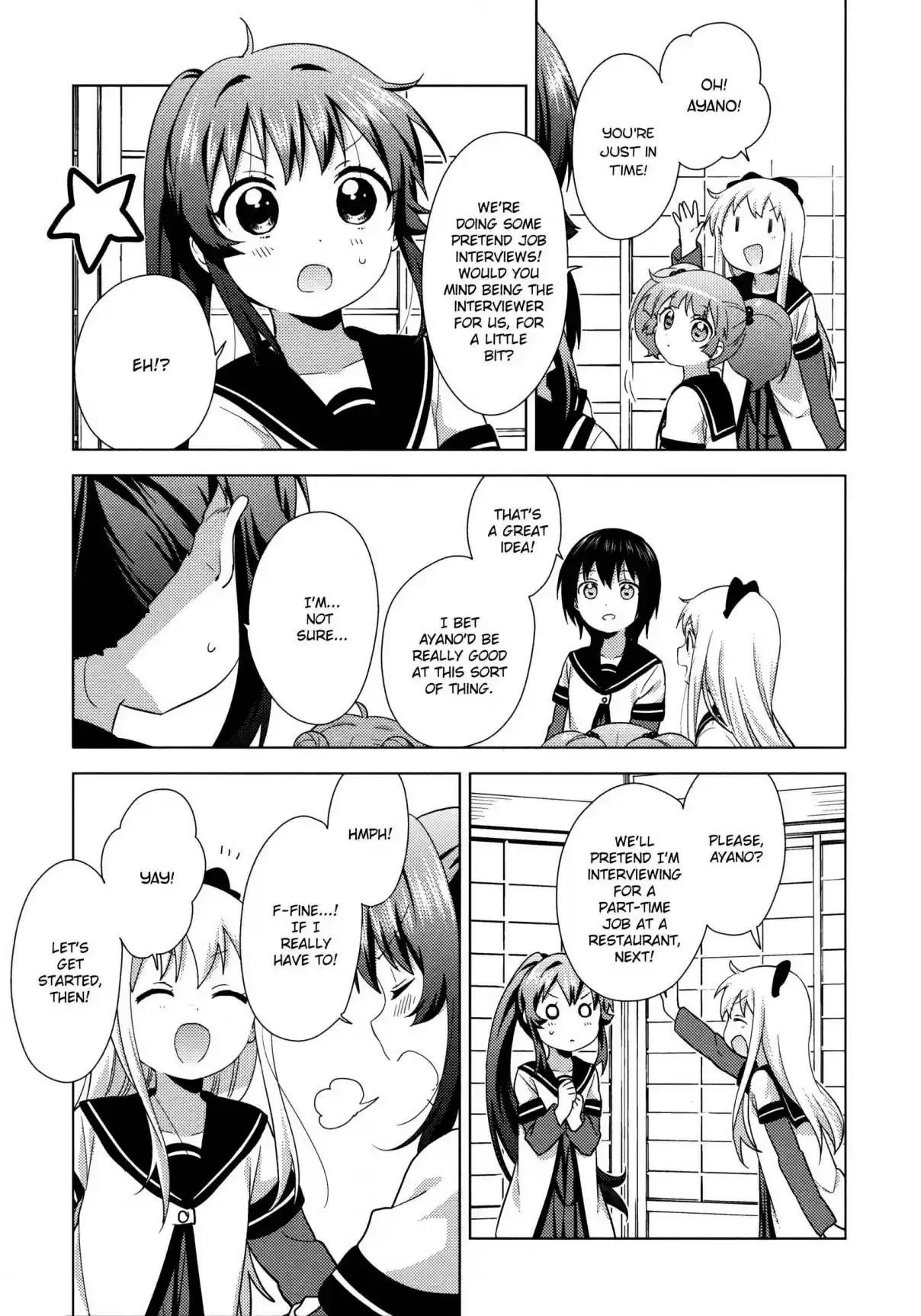 YuruYuri Vol. 17 Ch. 135 It's an "At Home" Kind of Workplace ♪
