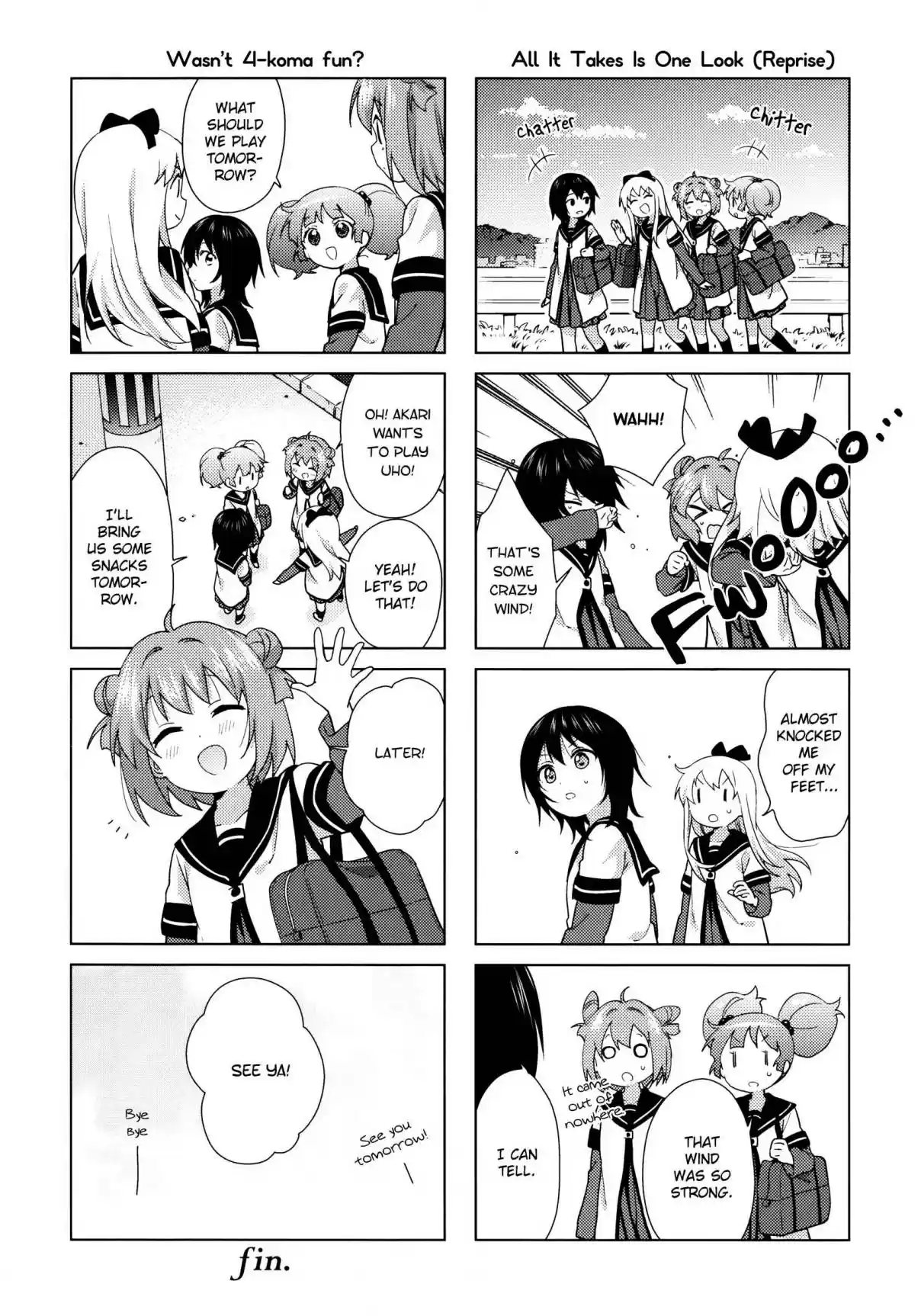 YuruYuri Vol. 17 Ch. 138.5 One Day of Nanamori Junior High School