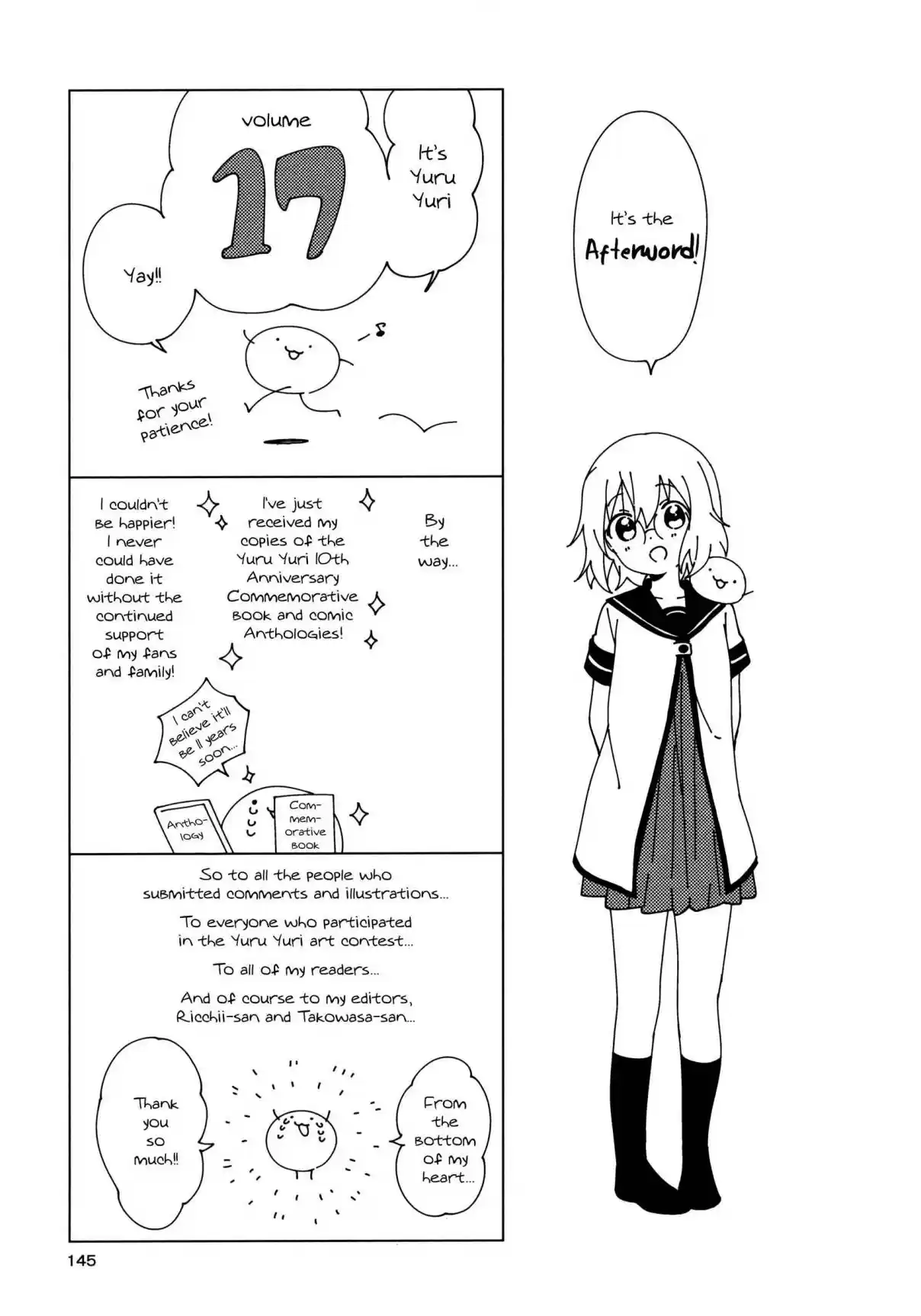 YuruYuri Vol. 17 Ch. 138.8 Volume 17 Extras
