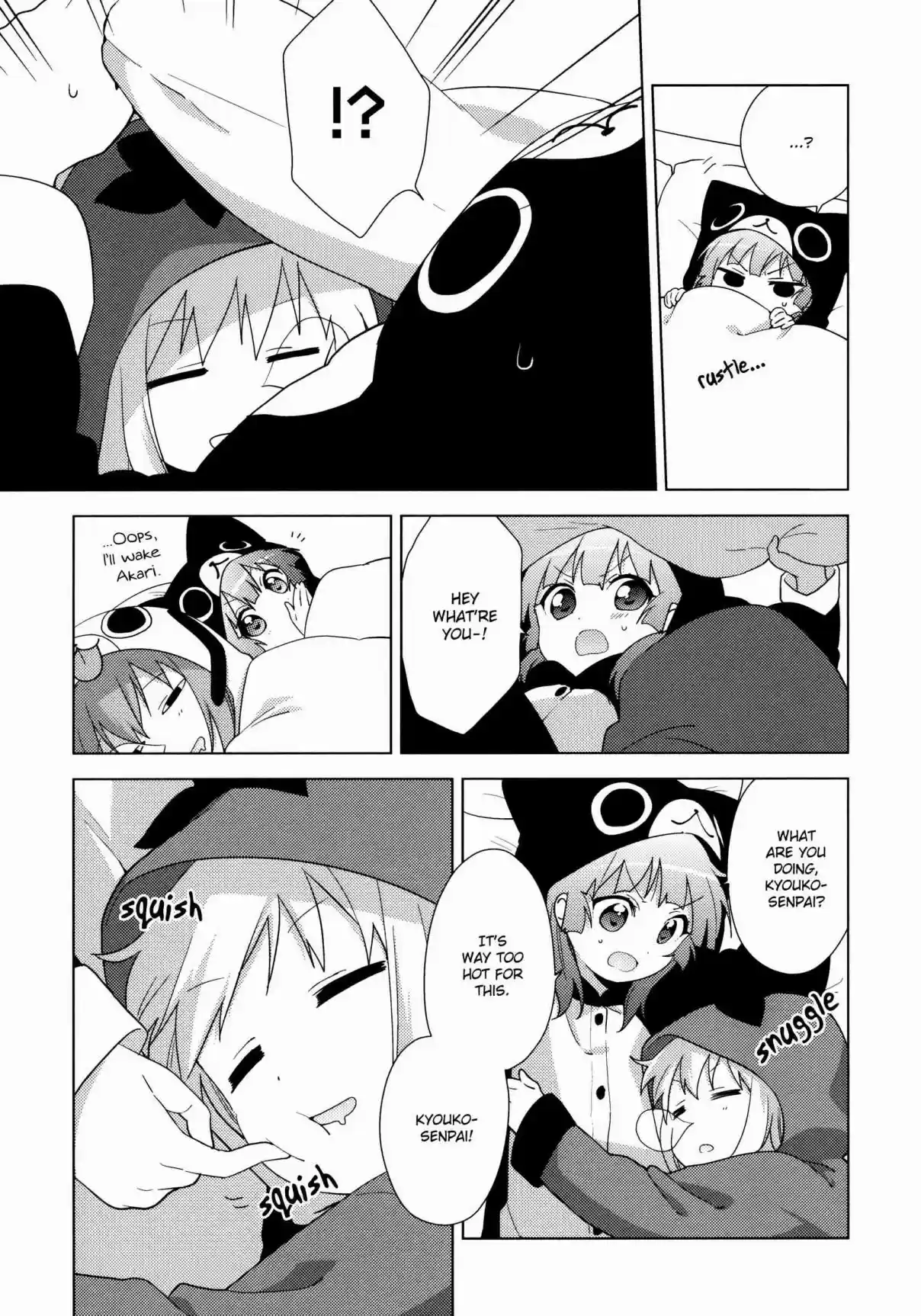 YuruYuri Vol. 18 Ch. 140 Something is Stirring Beneath the Sheets ♪