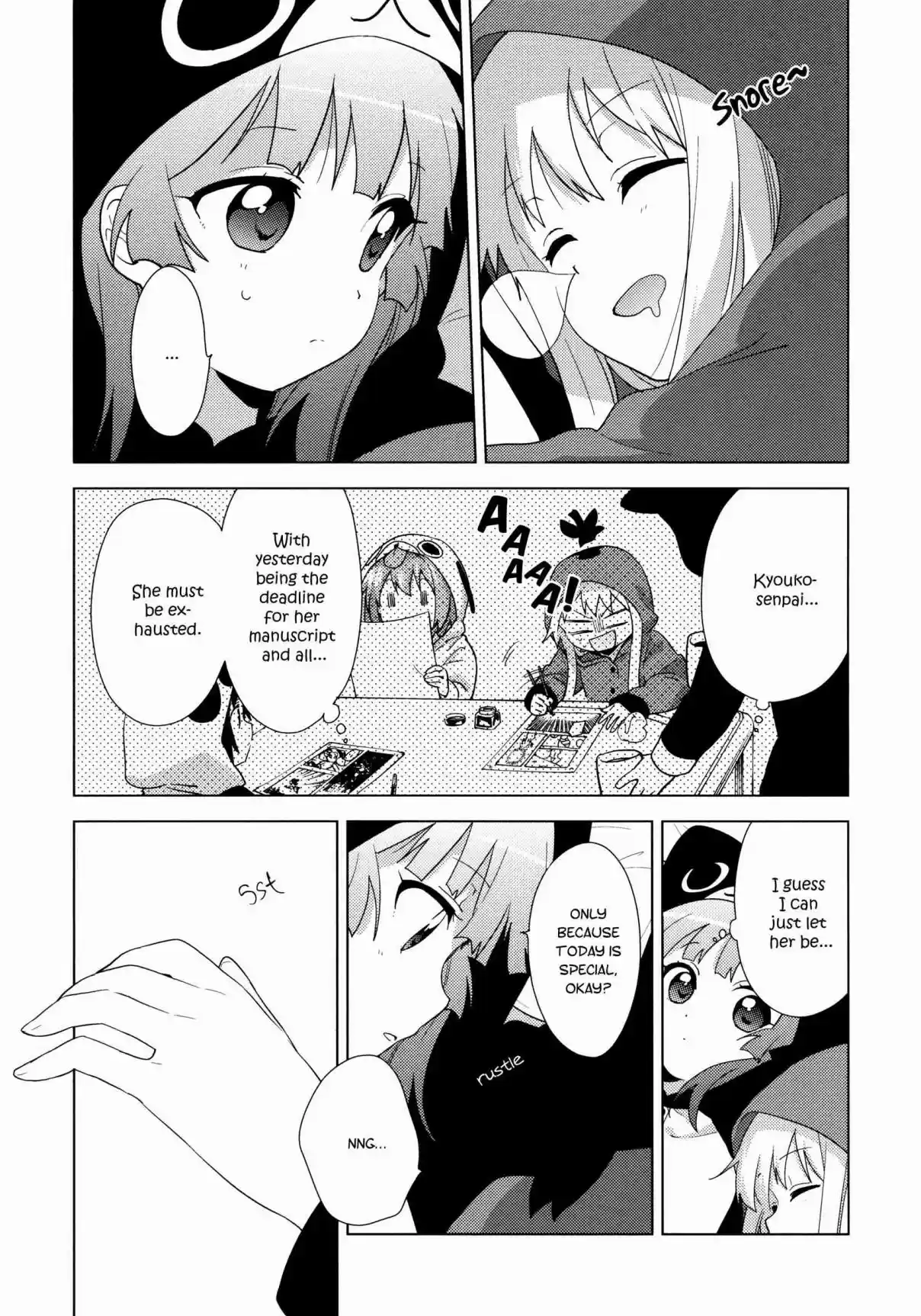YuruYuri Vol. 18 Ch. 140 Something is Stirring Beneath the Sheets ♪