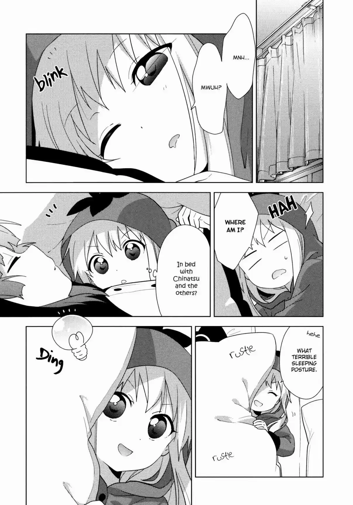 YuruYuri Vol. 18 Ch. 140 Something is Stirring Beneath the Sheets ♪