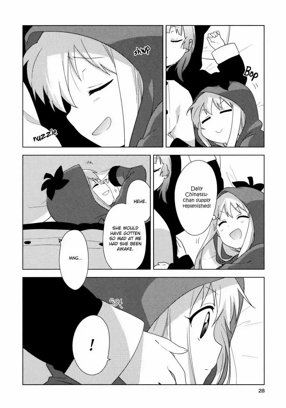 YuruYuri Vol. 18 Ch. 140 Something is Stirring Beneath the Sheets ♪
