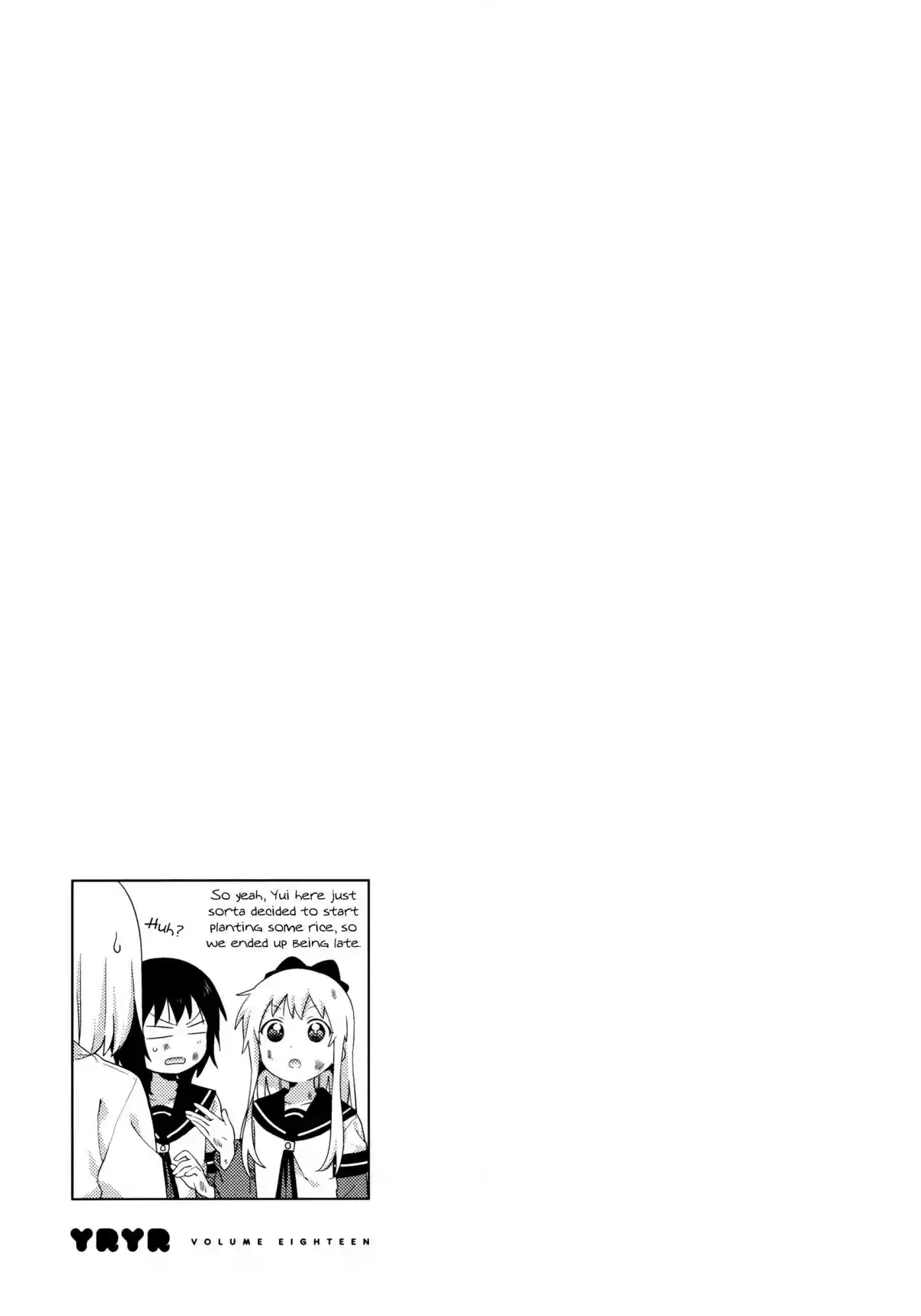 YuruYuri Vol. 18 Ch. 144 It's Too Late, Go On Without Me!!