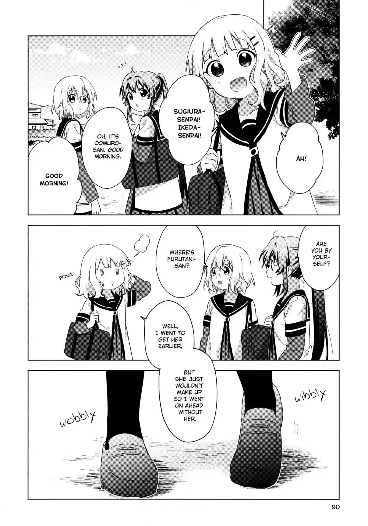 YuruYuri Vol. 18 Ch. 145 It's Too Late, I'm Leaving You Behind!!