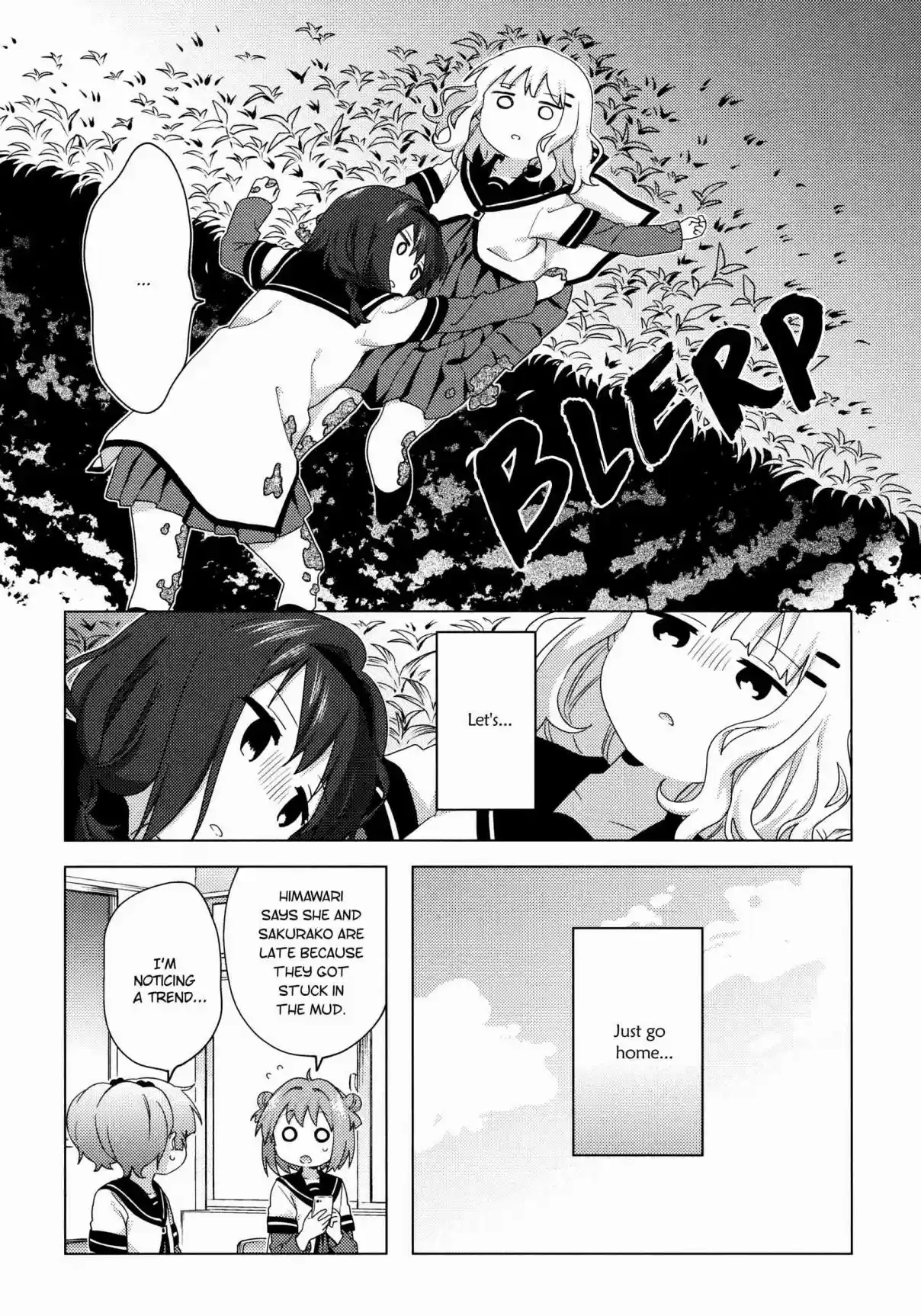 YuruYuri Vol. 18 Ch. 145 It's Too Late, I'm Leaving You Behind!!