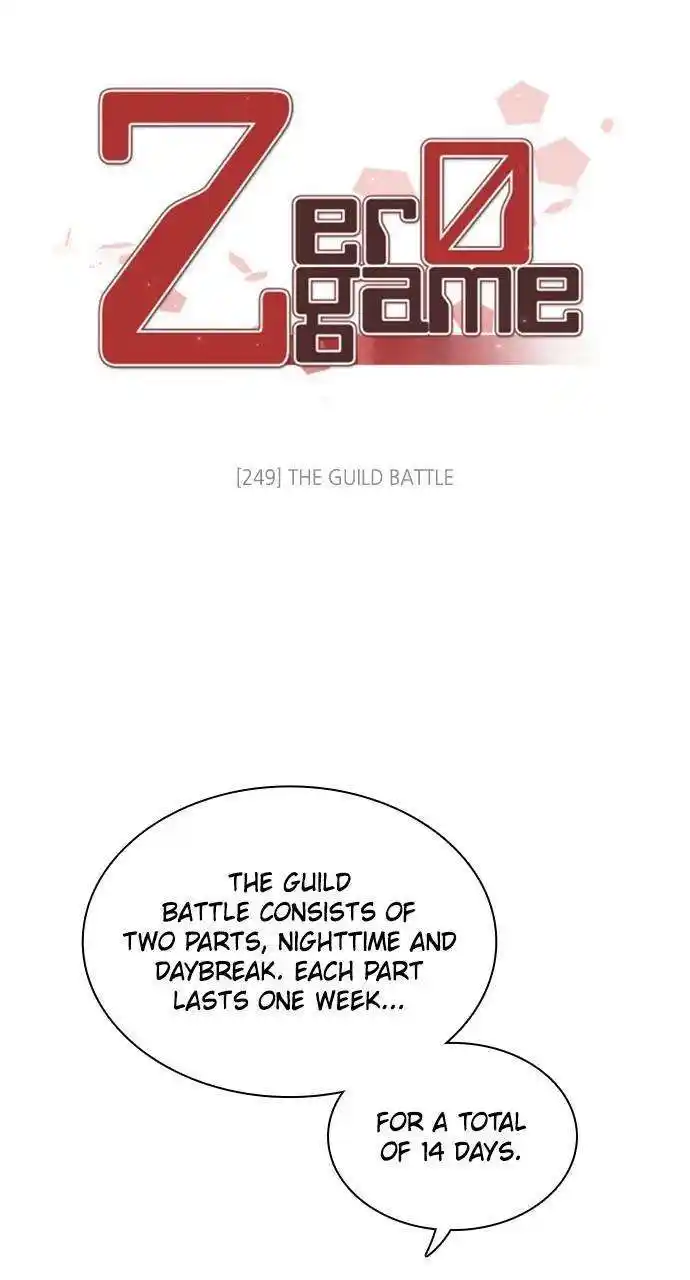 Zero Game Chapter 250