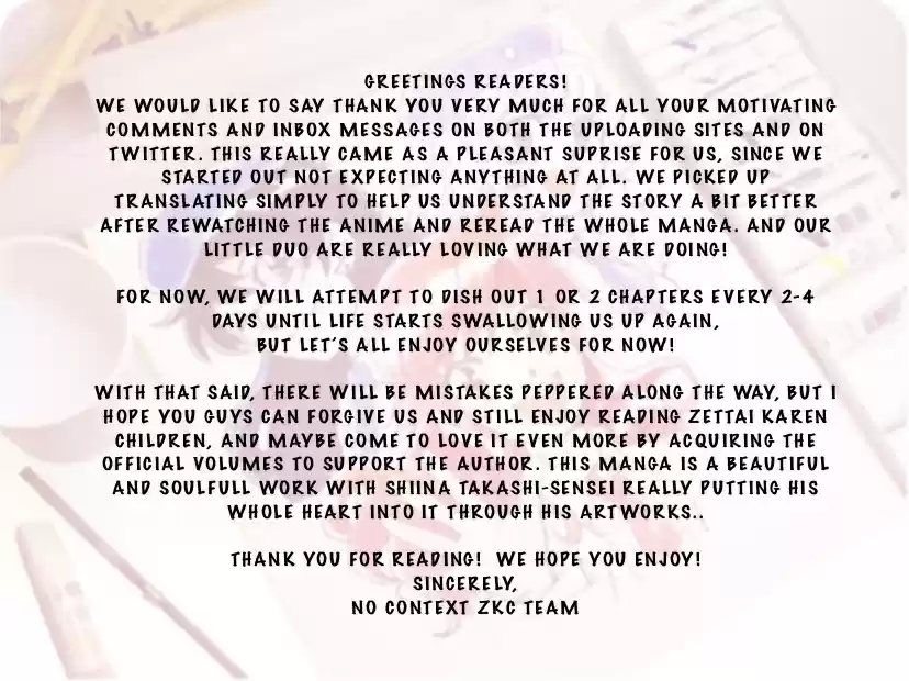 Zettai Karen Children Ch. 483 Welcome to the Jungle (2)