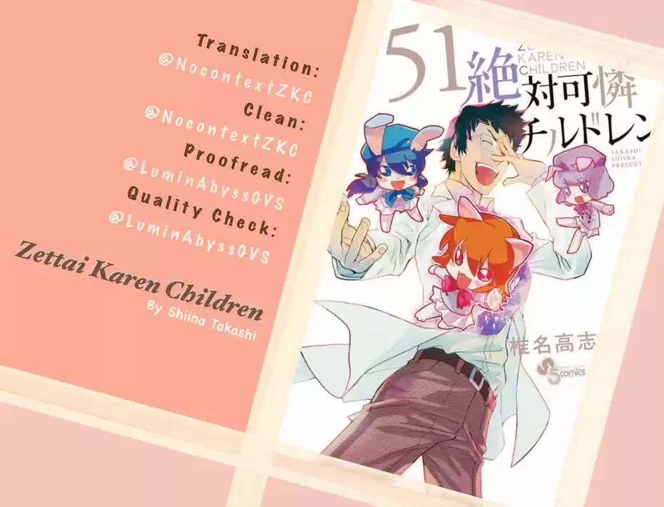 Zettai Karen Children Ch. 490 After the War, I'm Coming Home (1)