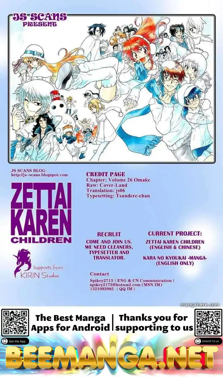 Zettai Karen Children Chapter 269.5