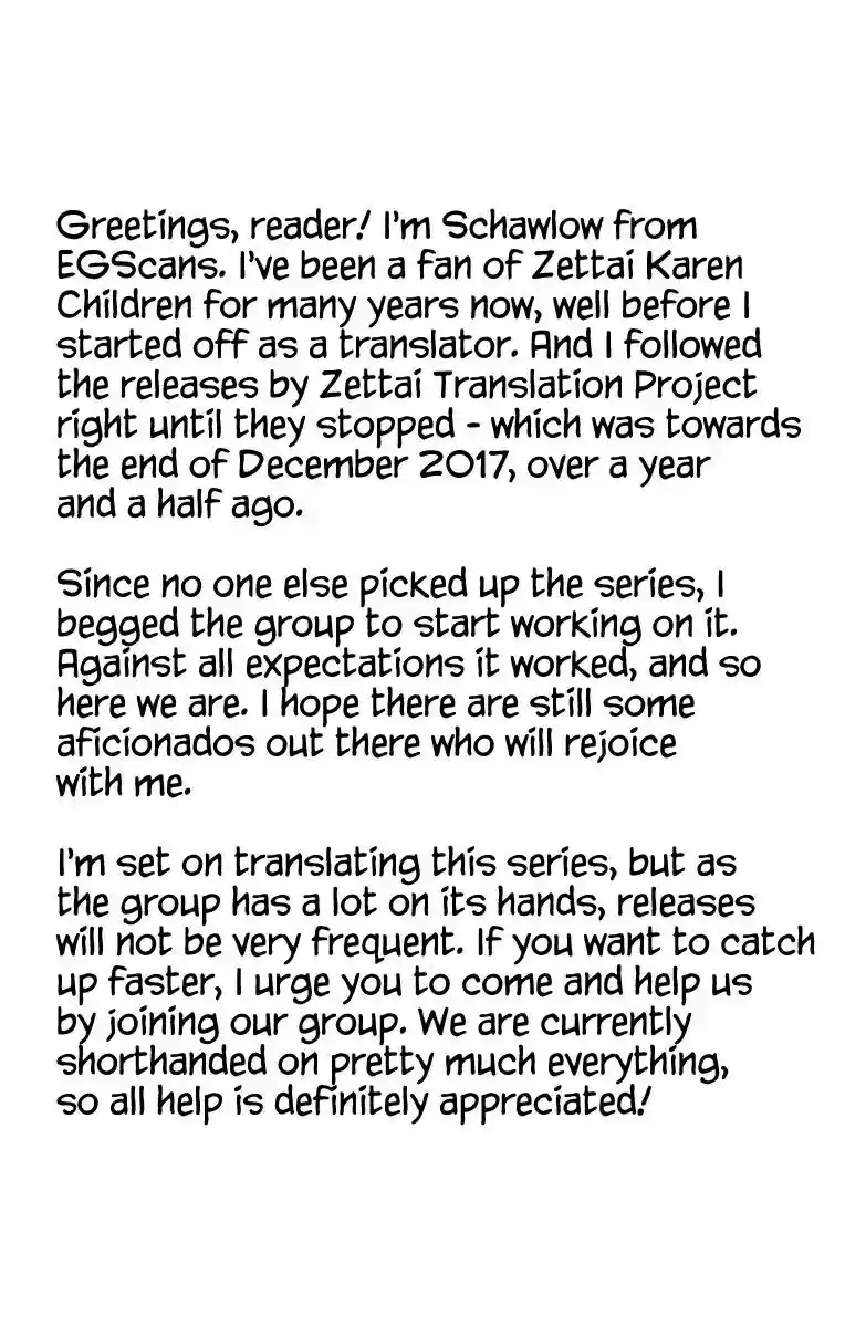 Zettai Karen Children Chapter 480: