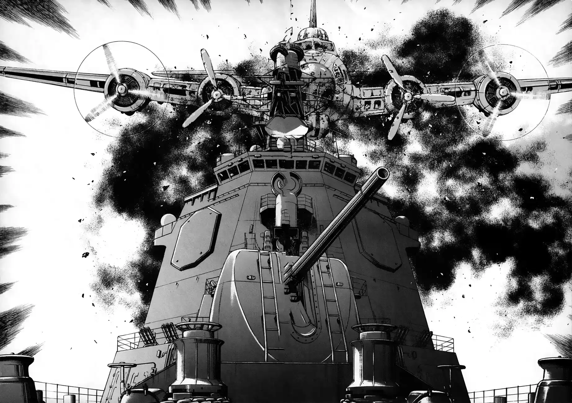 Zipang Chapter 147: Flying Fortress