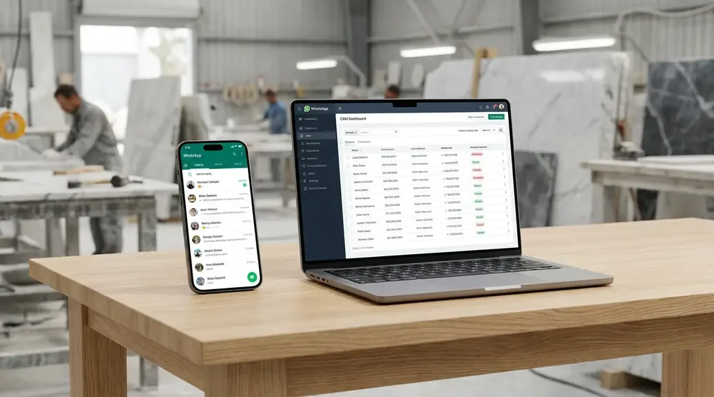 Integrar CRM com WhatsApp na marmoraria: guia prático
